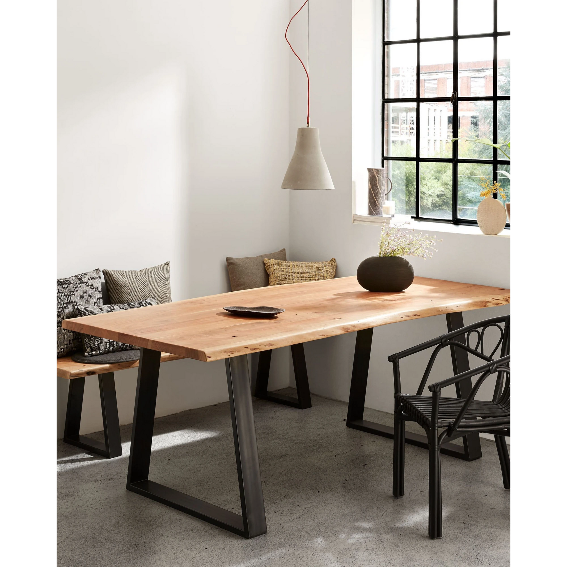 Kave Home Alaia Dining Table, Natural Wood