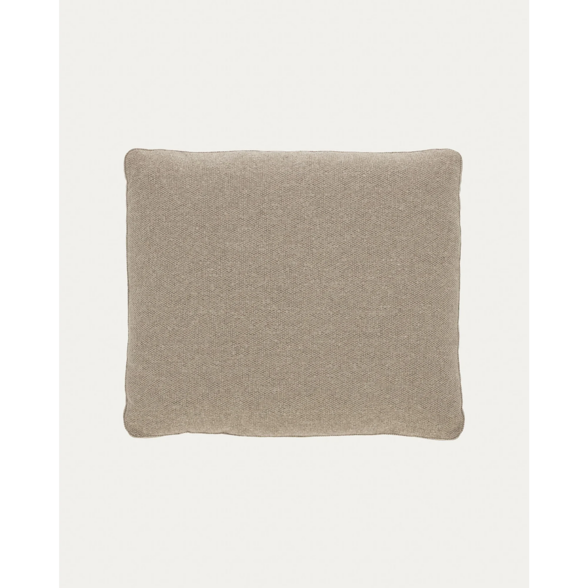 Kave Home Blok Rectangle Cushion, Beige, 60x50cm