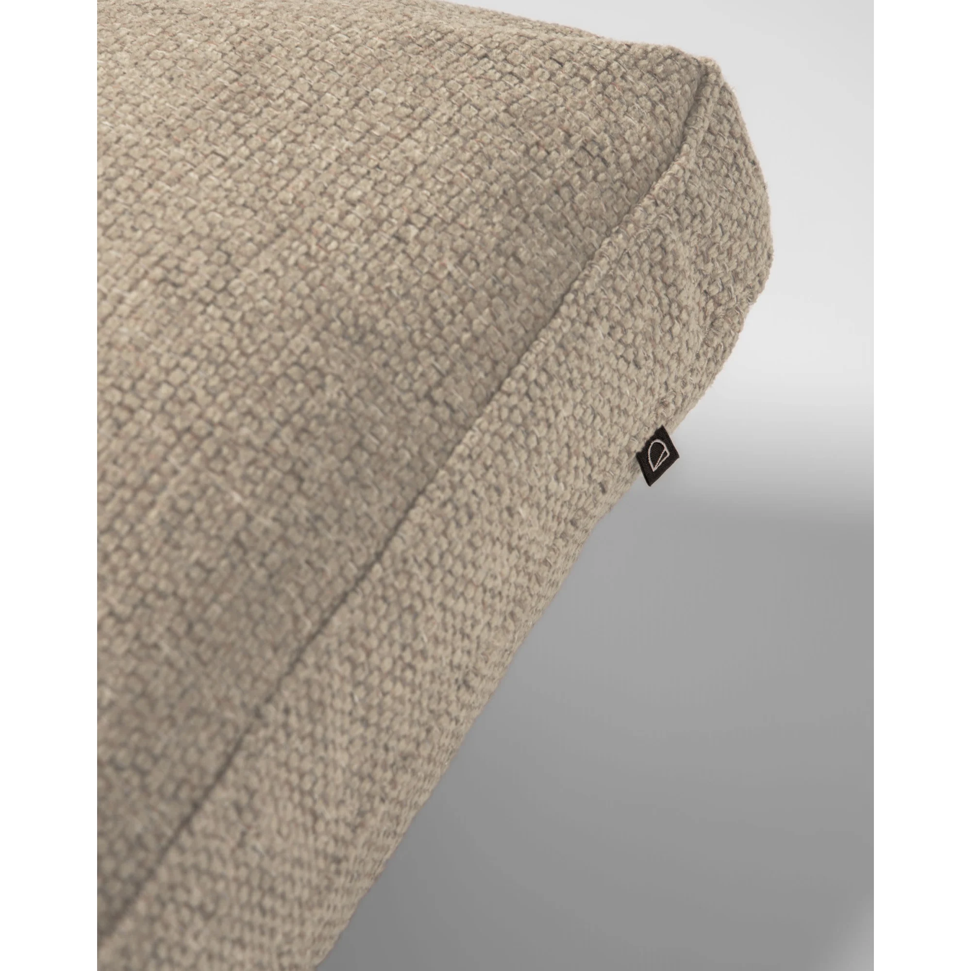 Kave Home Blok Rectangle Cushion, Beige, 60x50cm