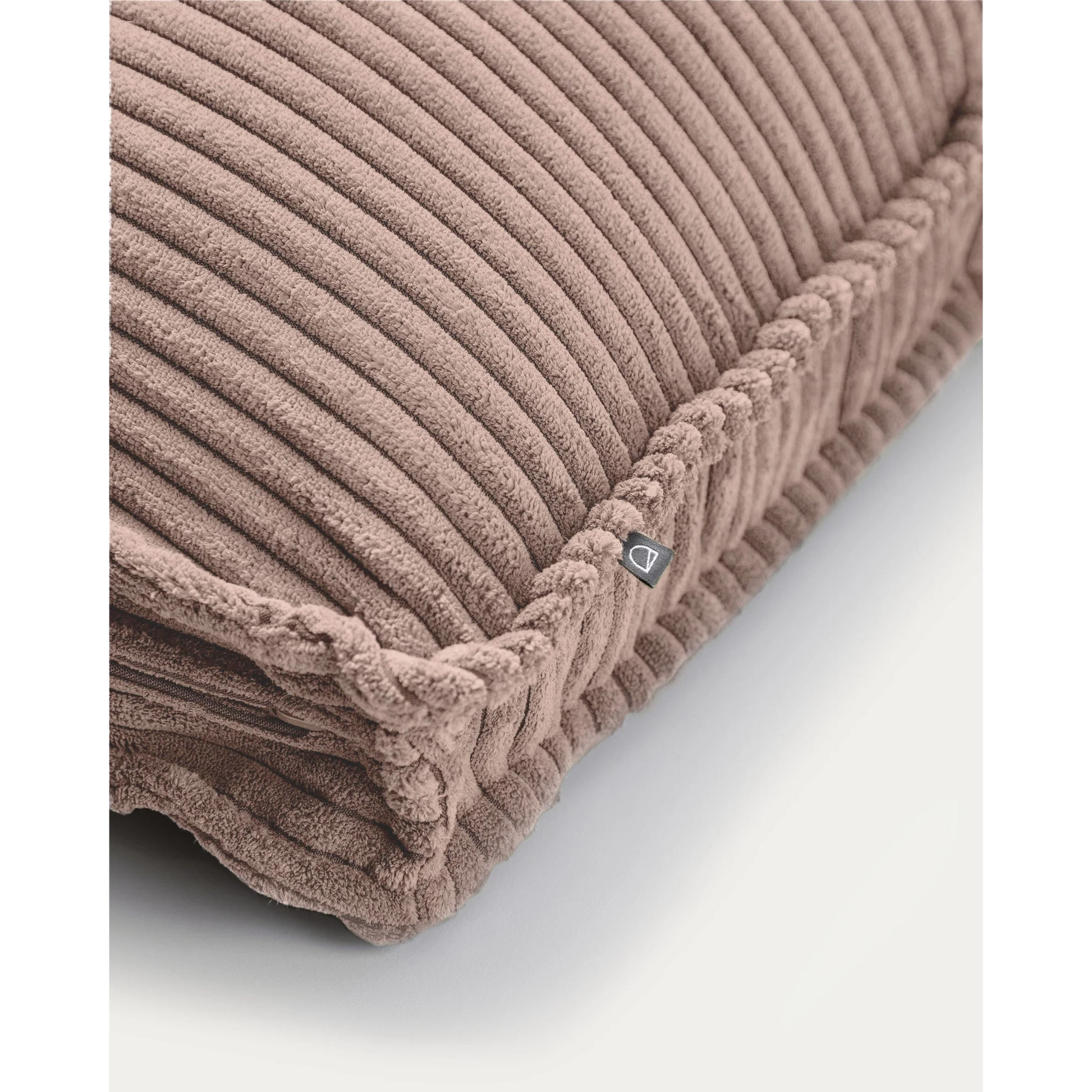 Kave Home Blok Corduroy Rectangle Cushion, Pink, 60x50cm