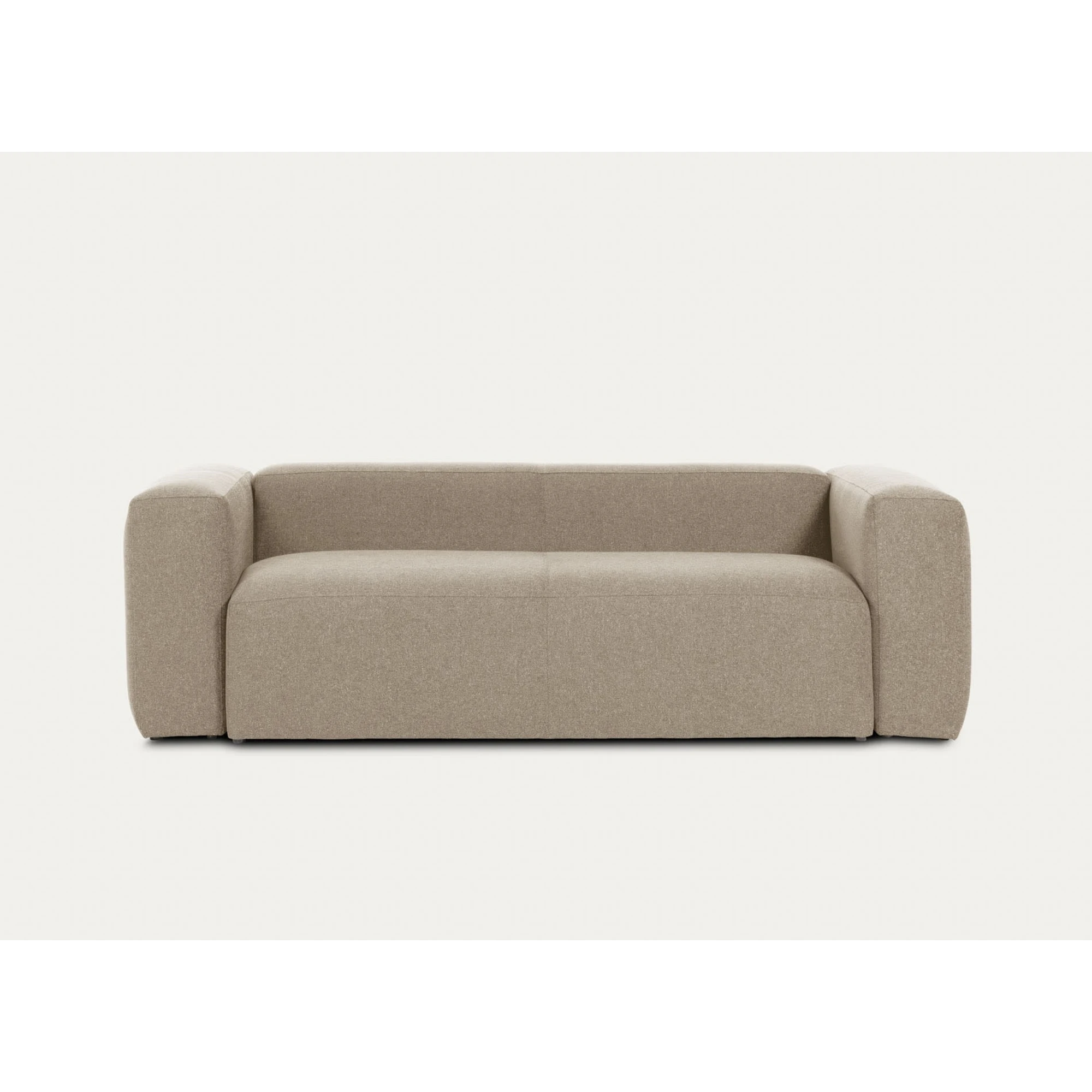 Kave Home Blok 3-Seat Sofa, Beige