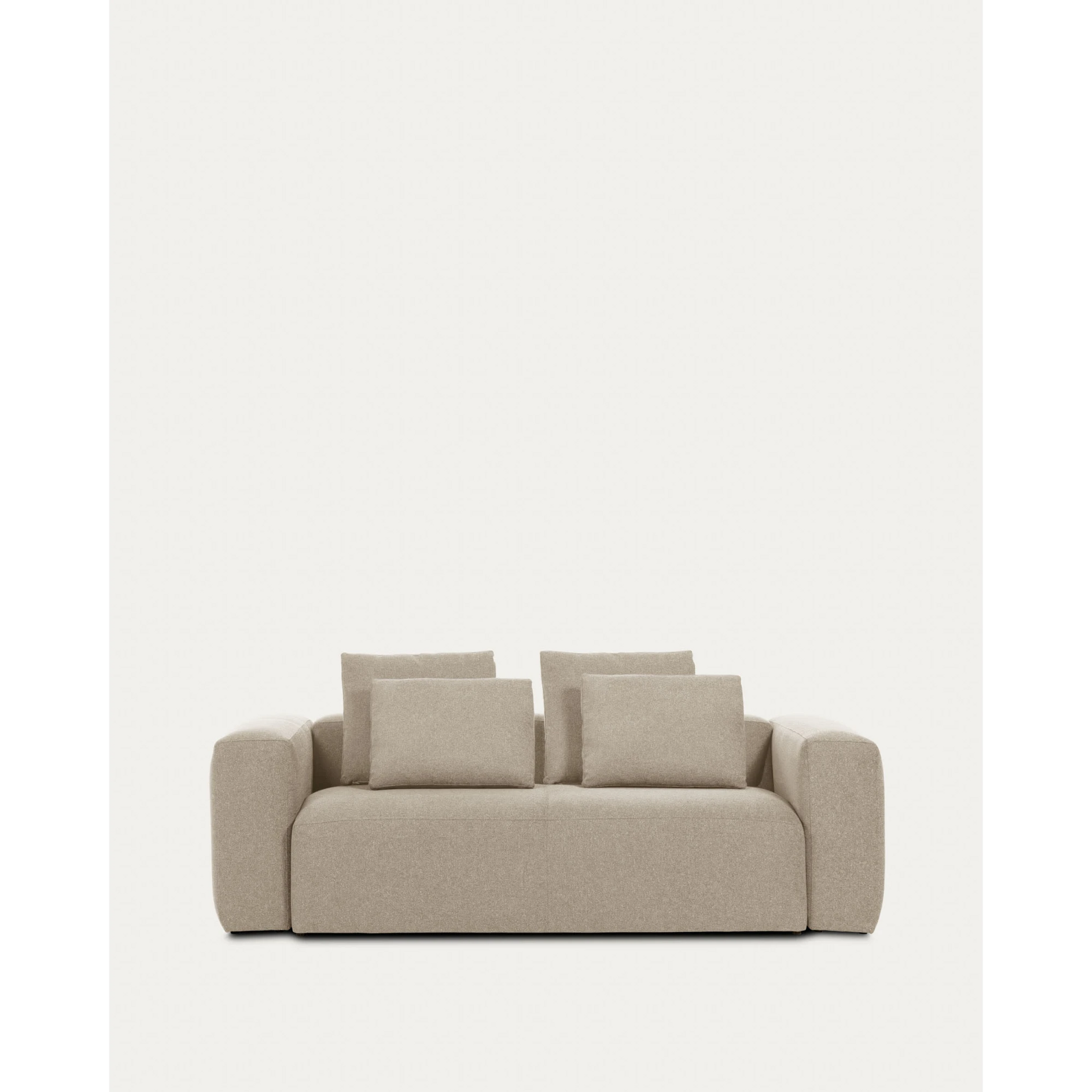 Kave Home Blok 3-Seat Sofa, Beige