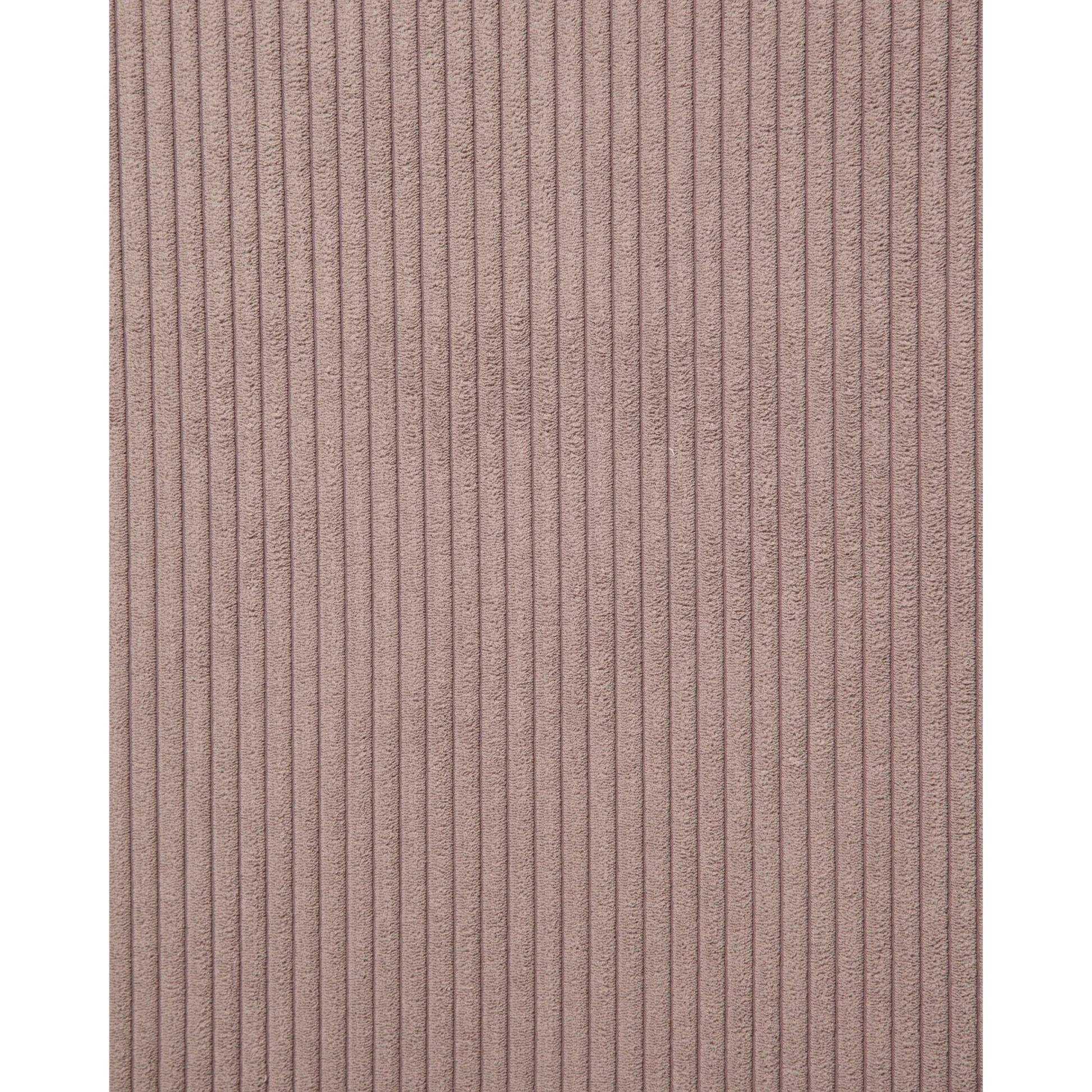 Kave Home Blok 2-Seat Modular Sofa with Right Chaise, Corduroy, Pink