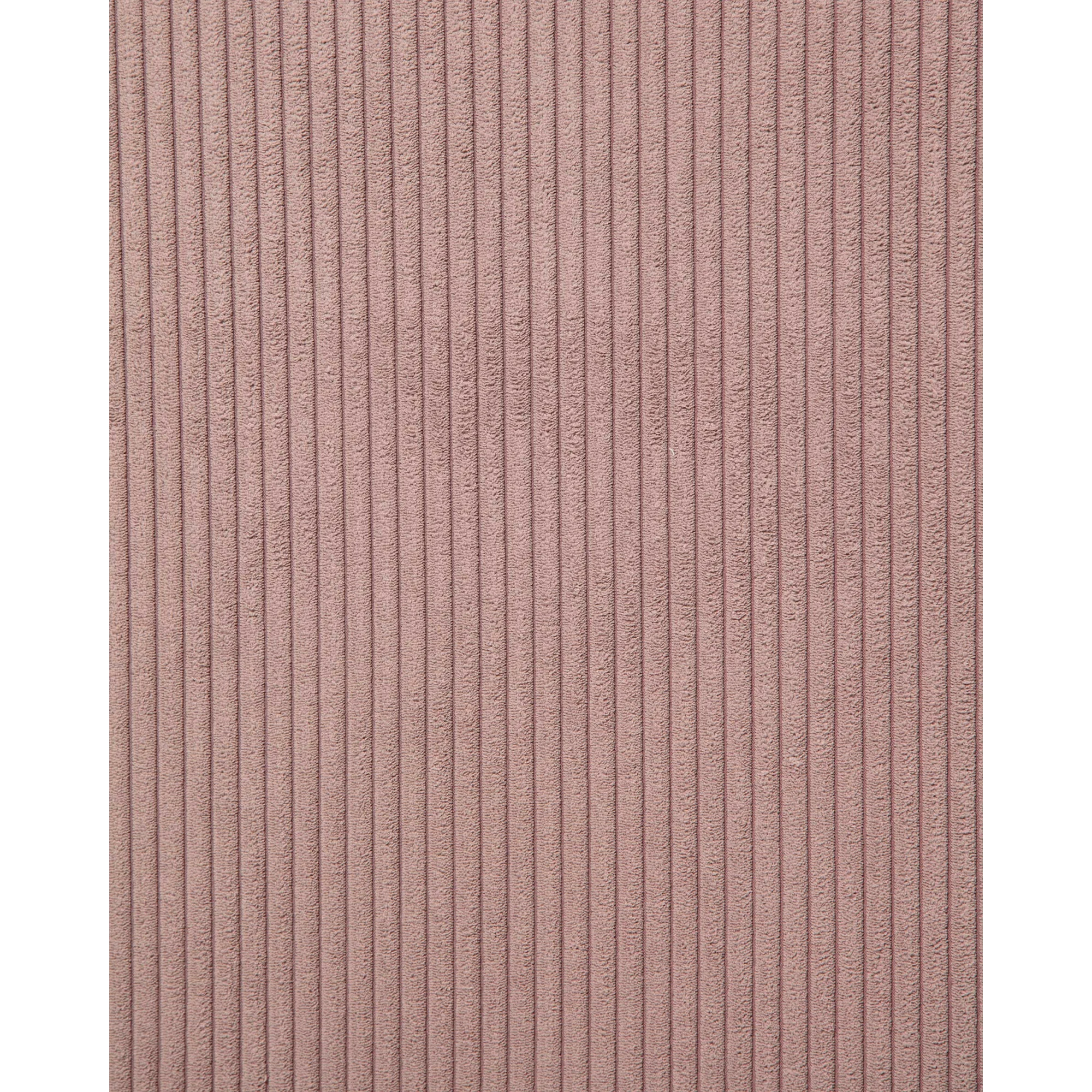 Kave Home Blok 3-Seat Modular Sofa with Right Chaise, Corduroy, Pink