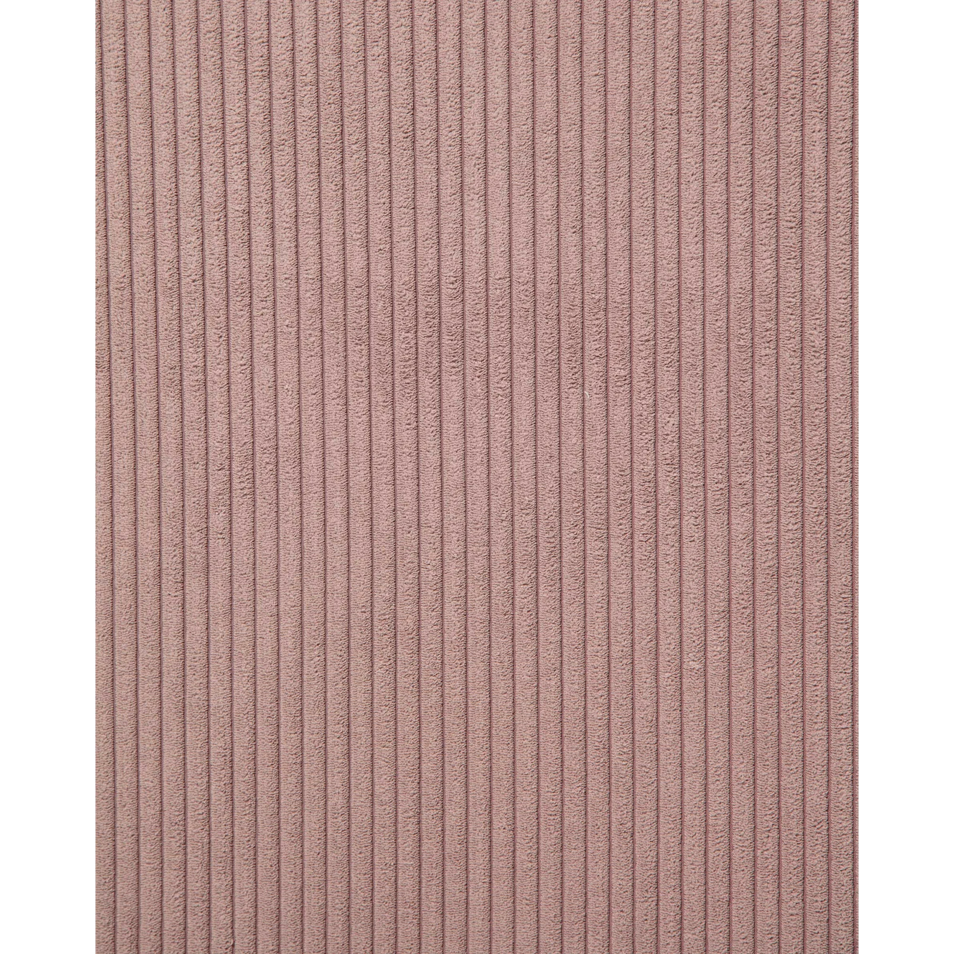 Kave Home Blok 3-Seat Modular Sofa with Left Chaise, Corduroy, Pink