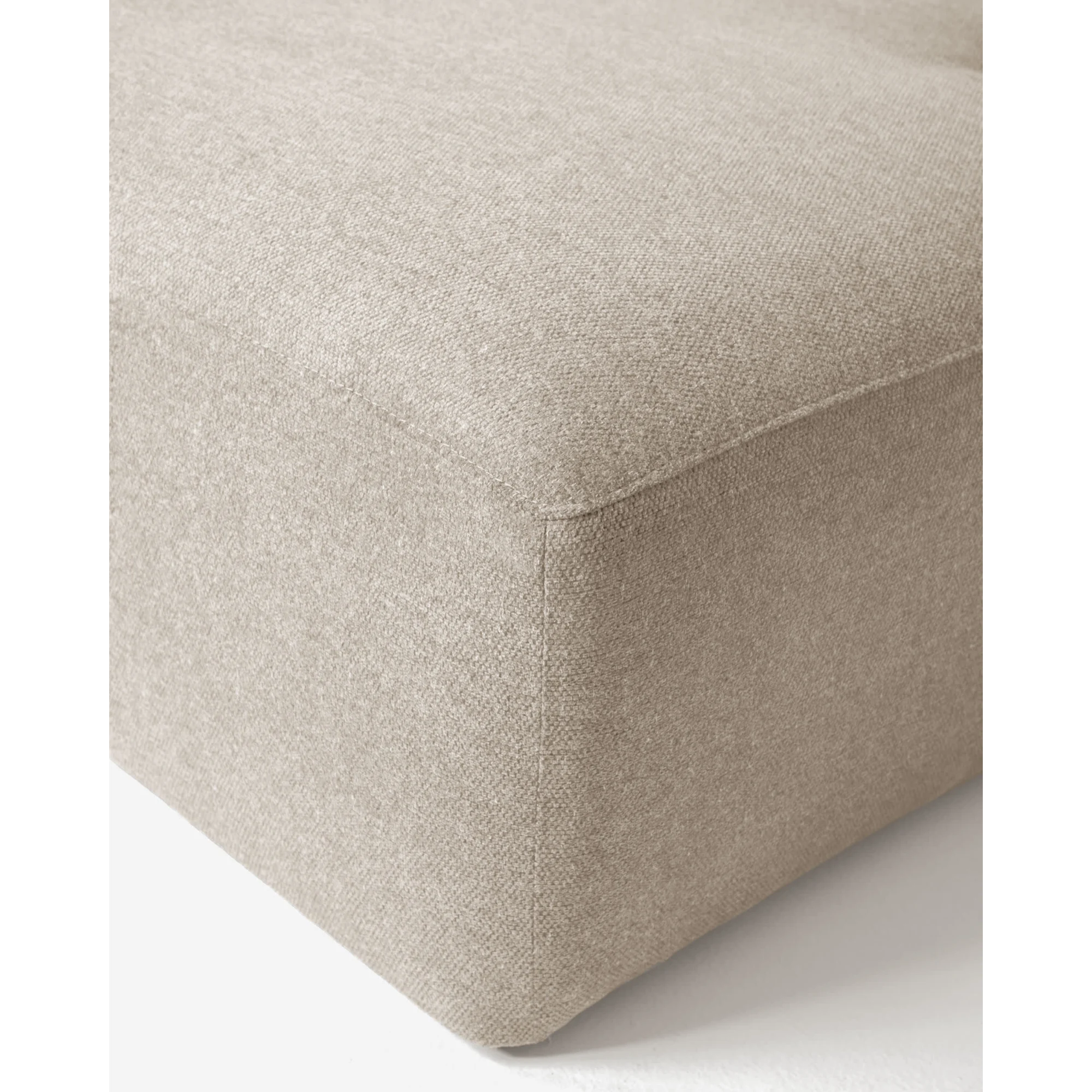 Kave Home Blok 2-Seat Modular Sofa with Right Chaise, Beige