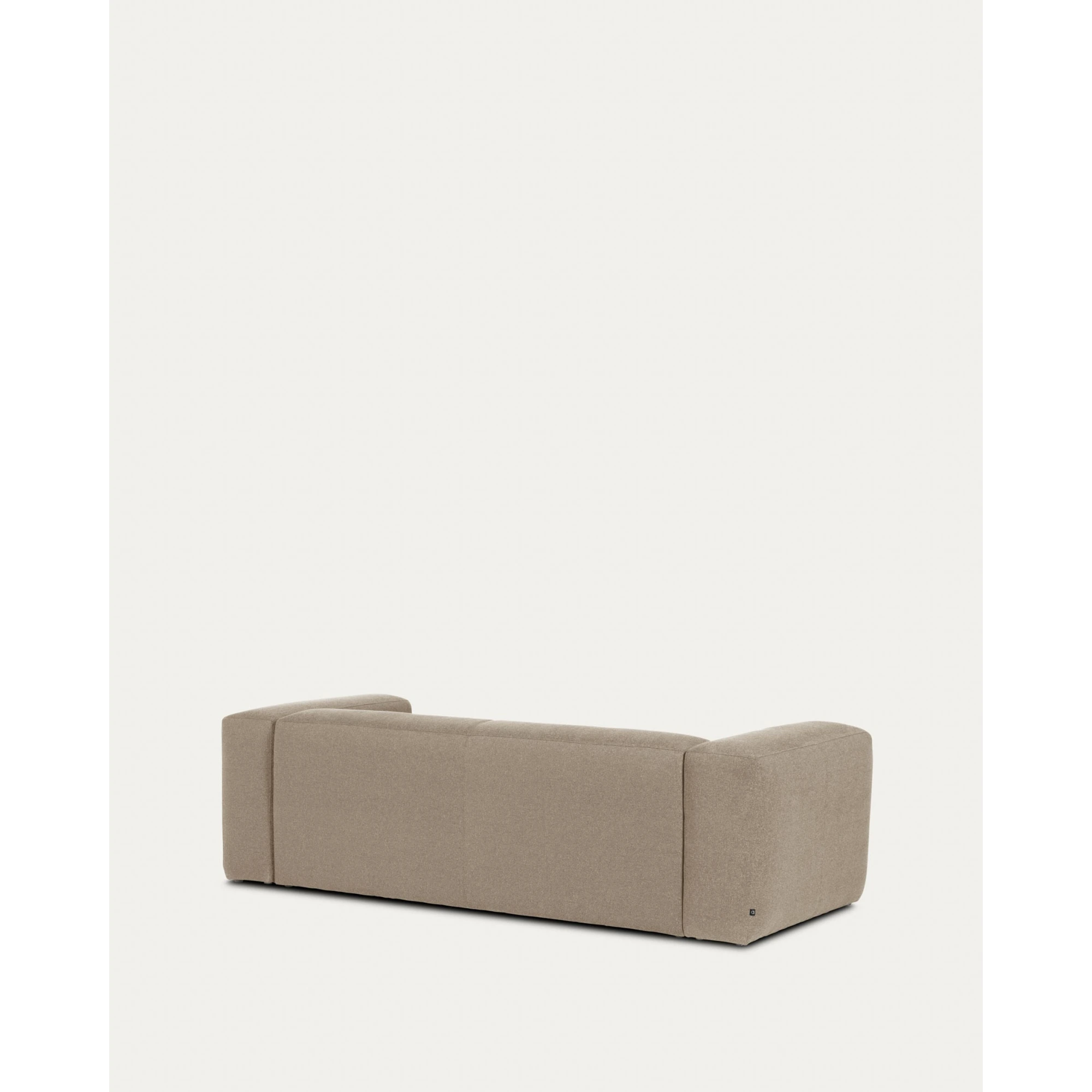 Kave Home Blok 2-Seat Modular Sofa with Right Chaise, Beige