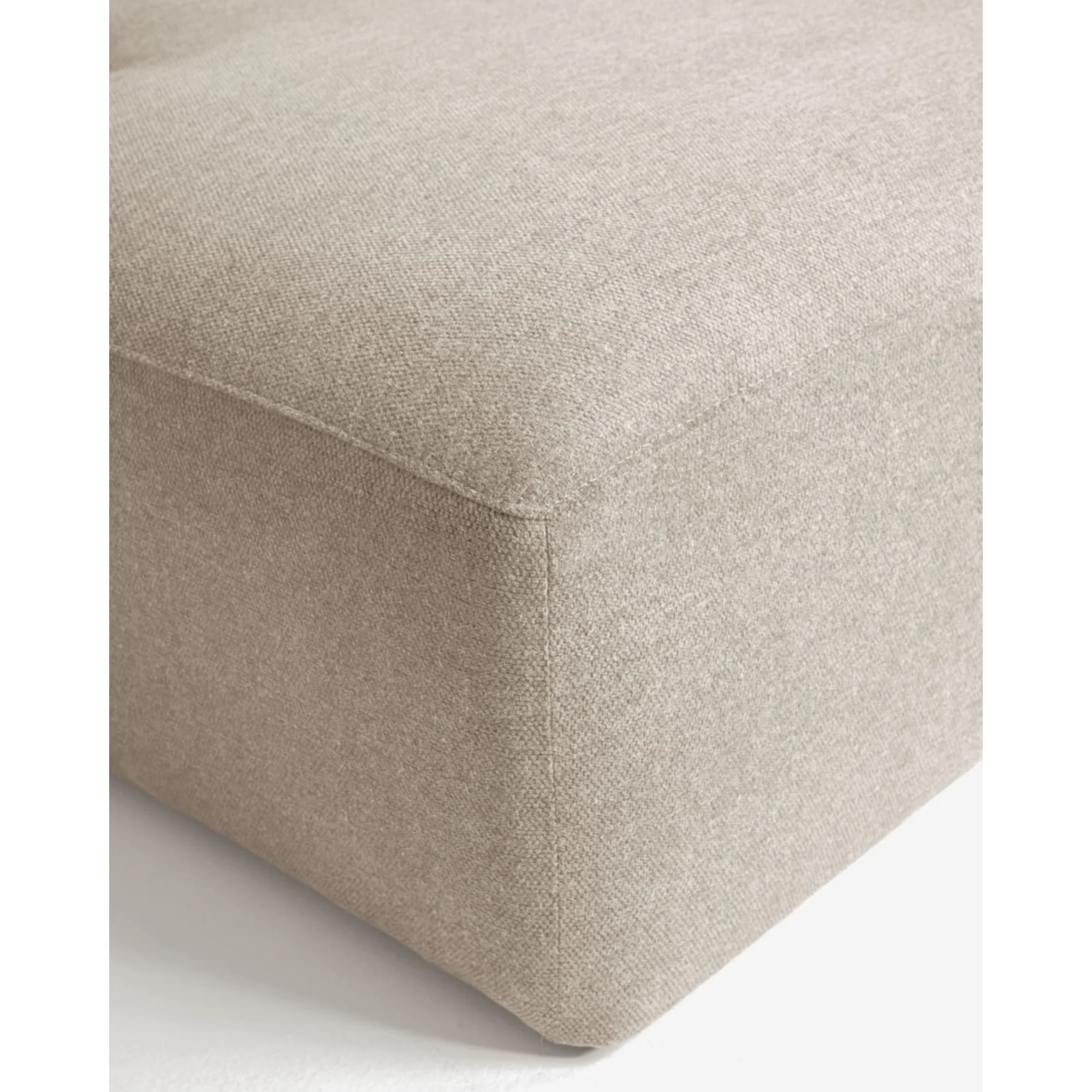 Kave Home Blok 4-Seat Modular Sofa with Left Chaise, Beige