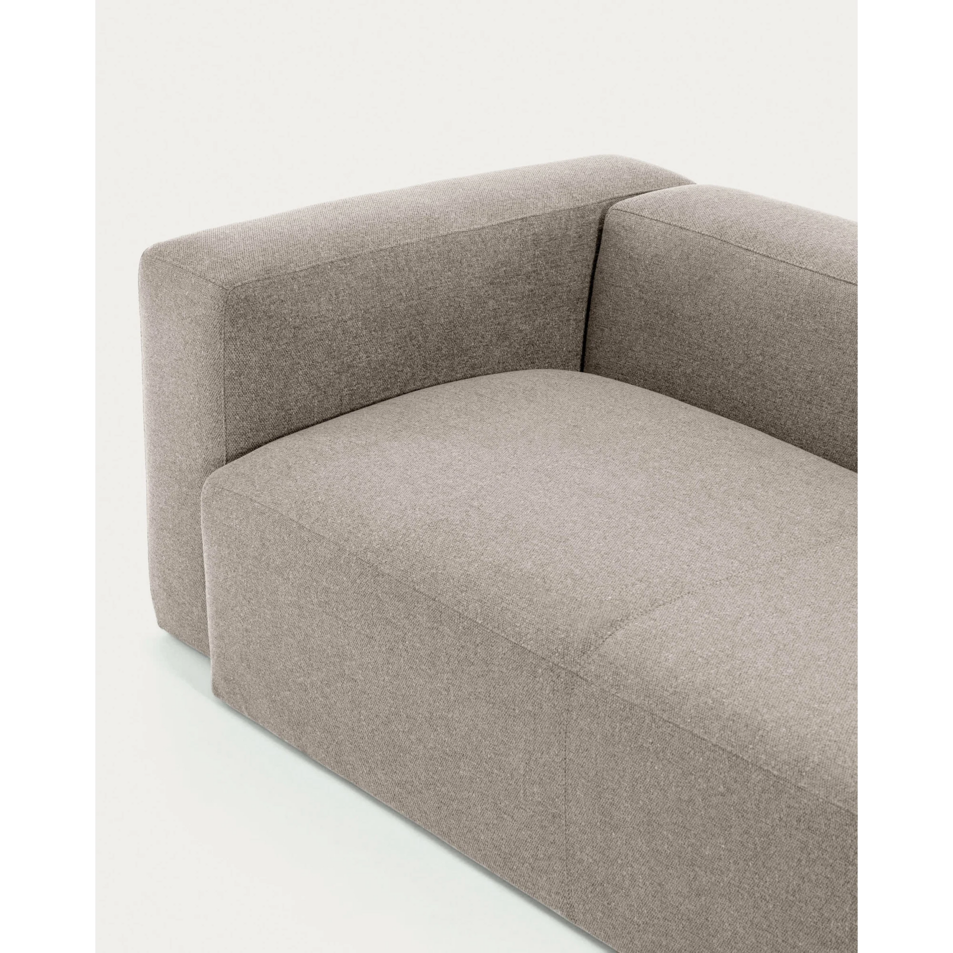 Kave Home Blok 4-Seat Corner Sofa, 290x290cm, Beige