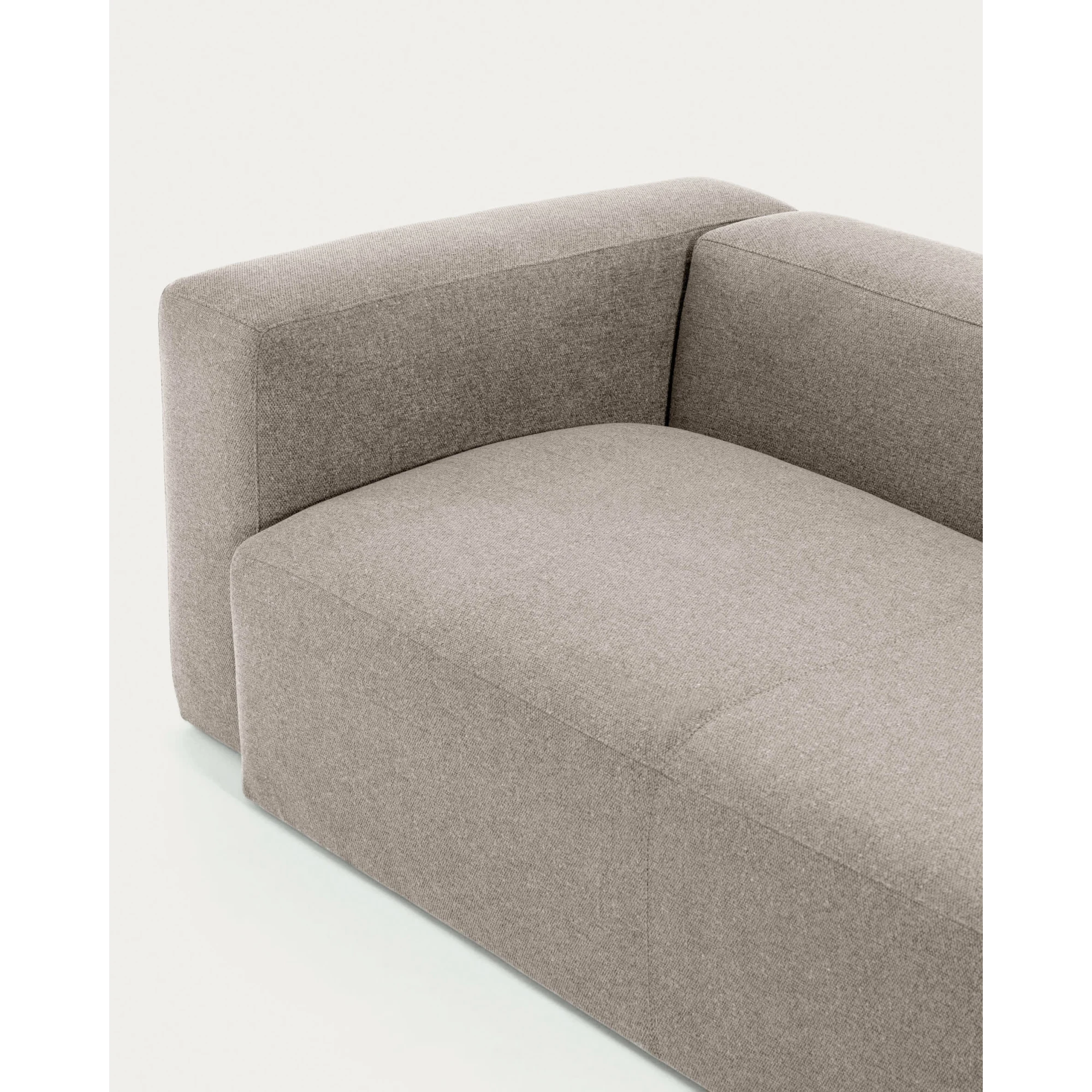 Kave Home Blok 4-Seat Corner Sofa, 290x290cm, Beige