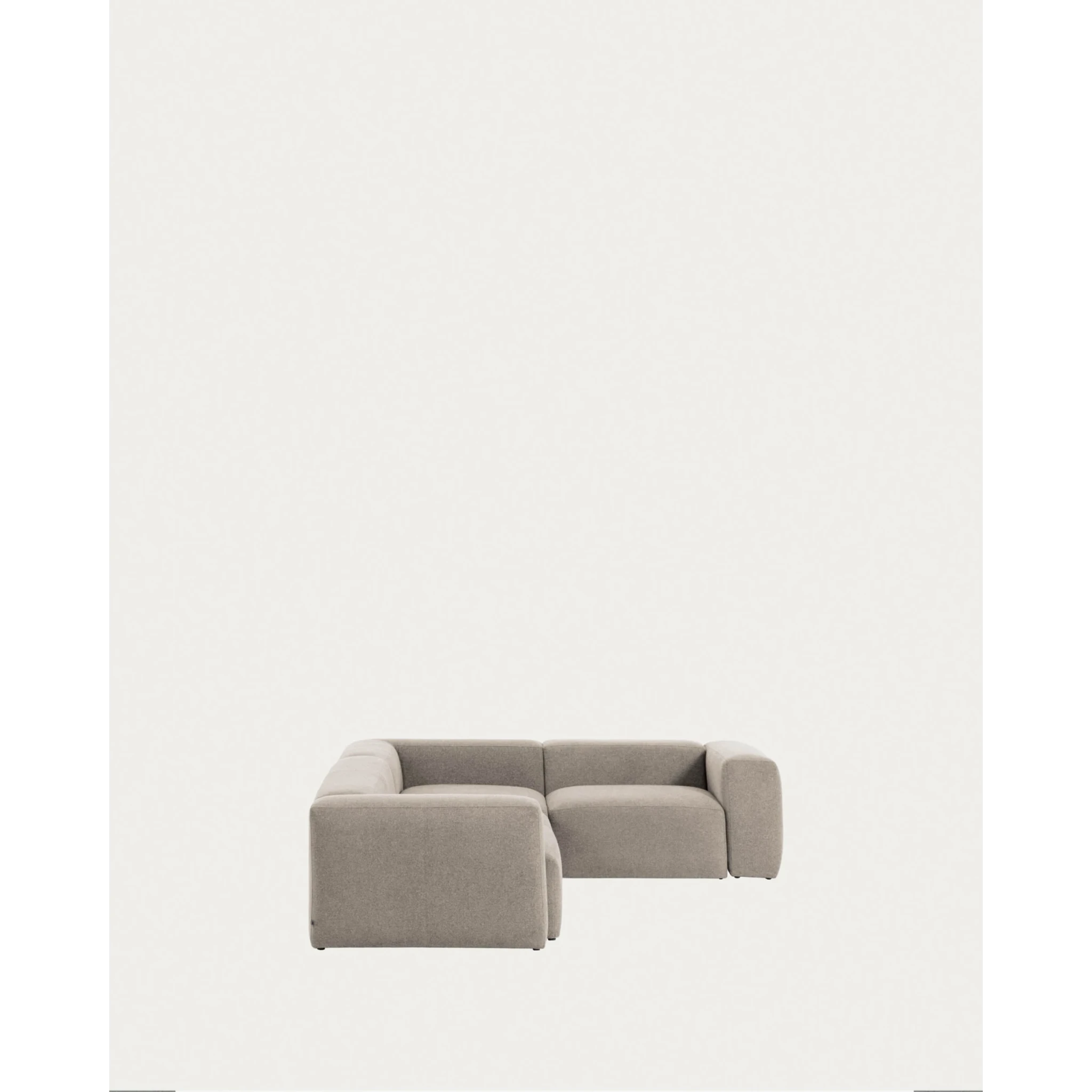 Kave Home Blok 4-Seat Corner Sofa, 320x230cm, Beige