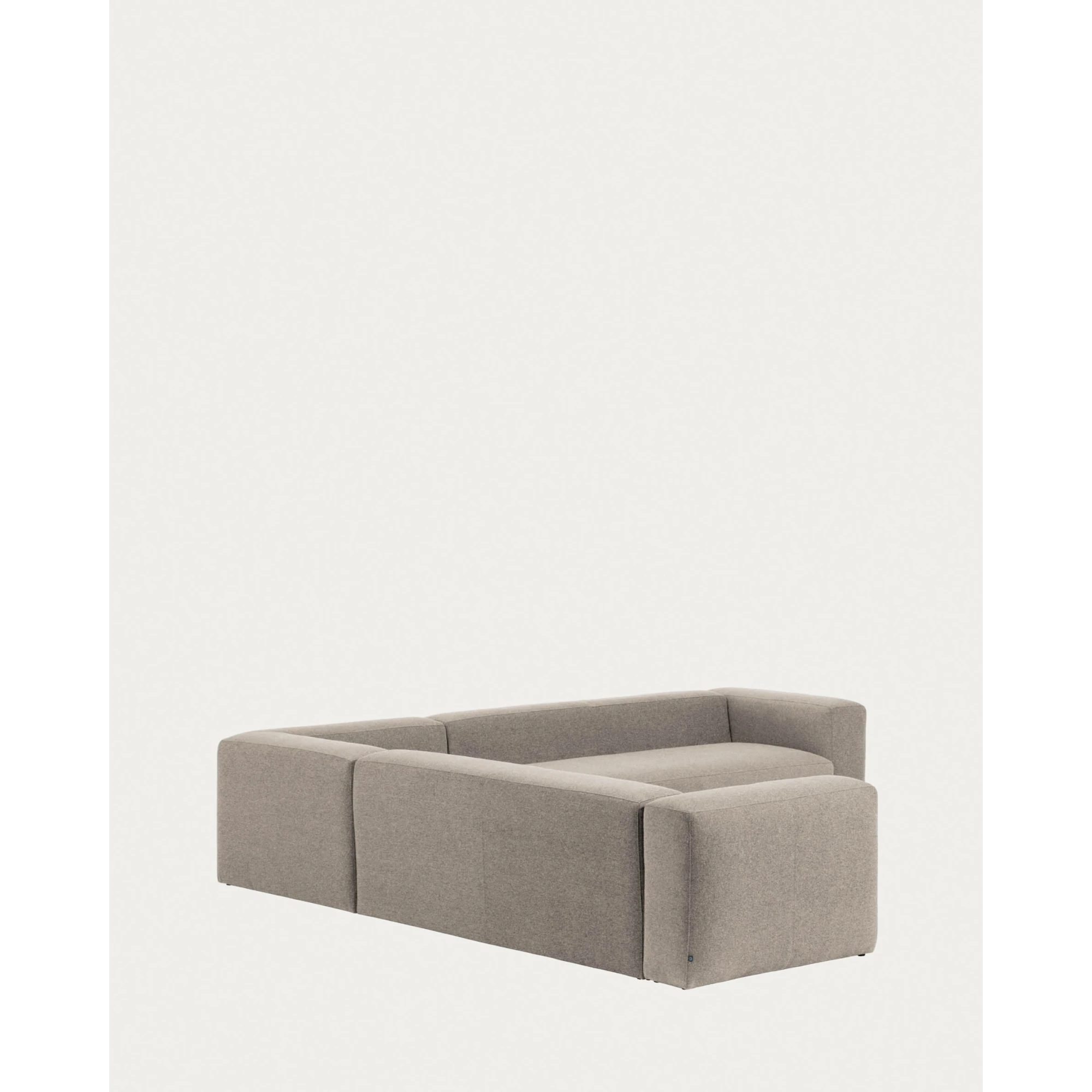 Kave Home Blok 6-Seat Corner Sofa, Beige