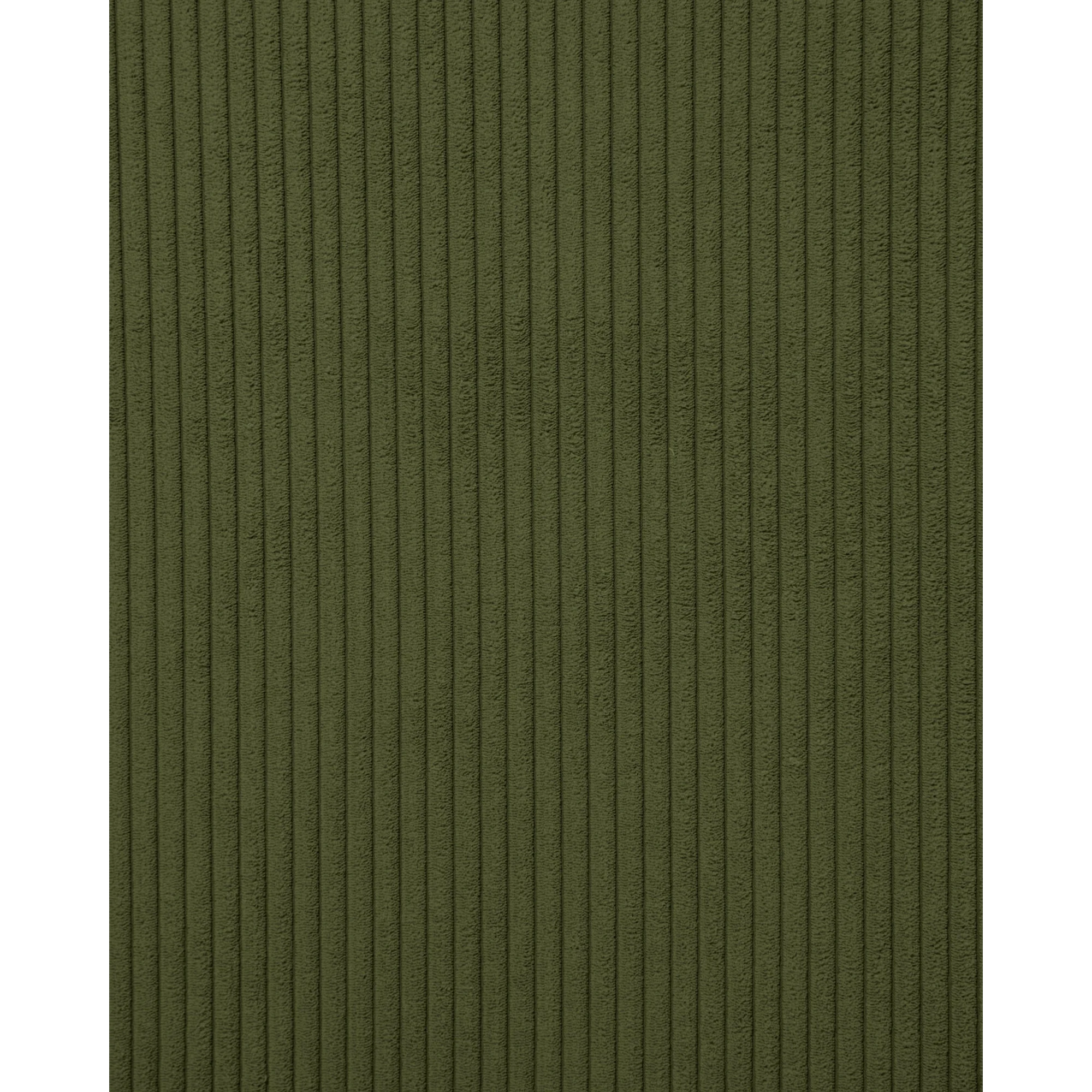 Kave Home Blok 4-Seat Modular Sofa with Right Chaise, Corduroy, Green