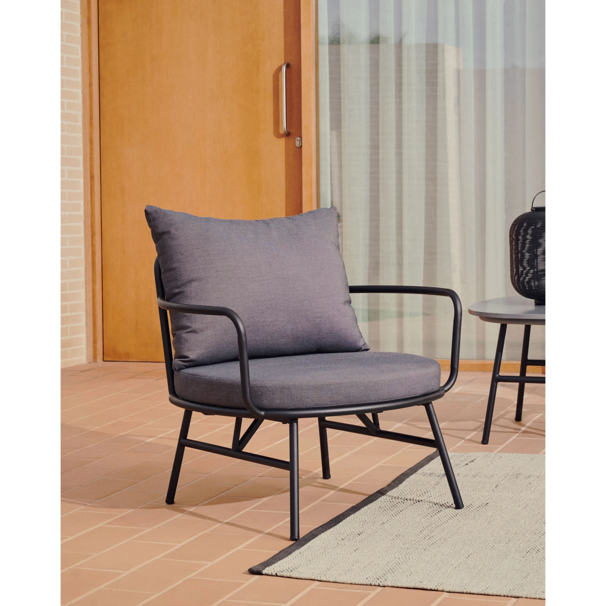 Kave Home Bramant Armchair, Black