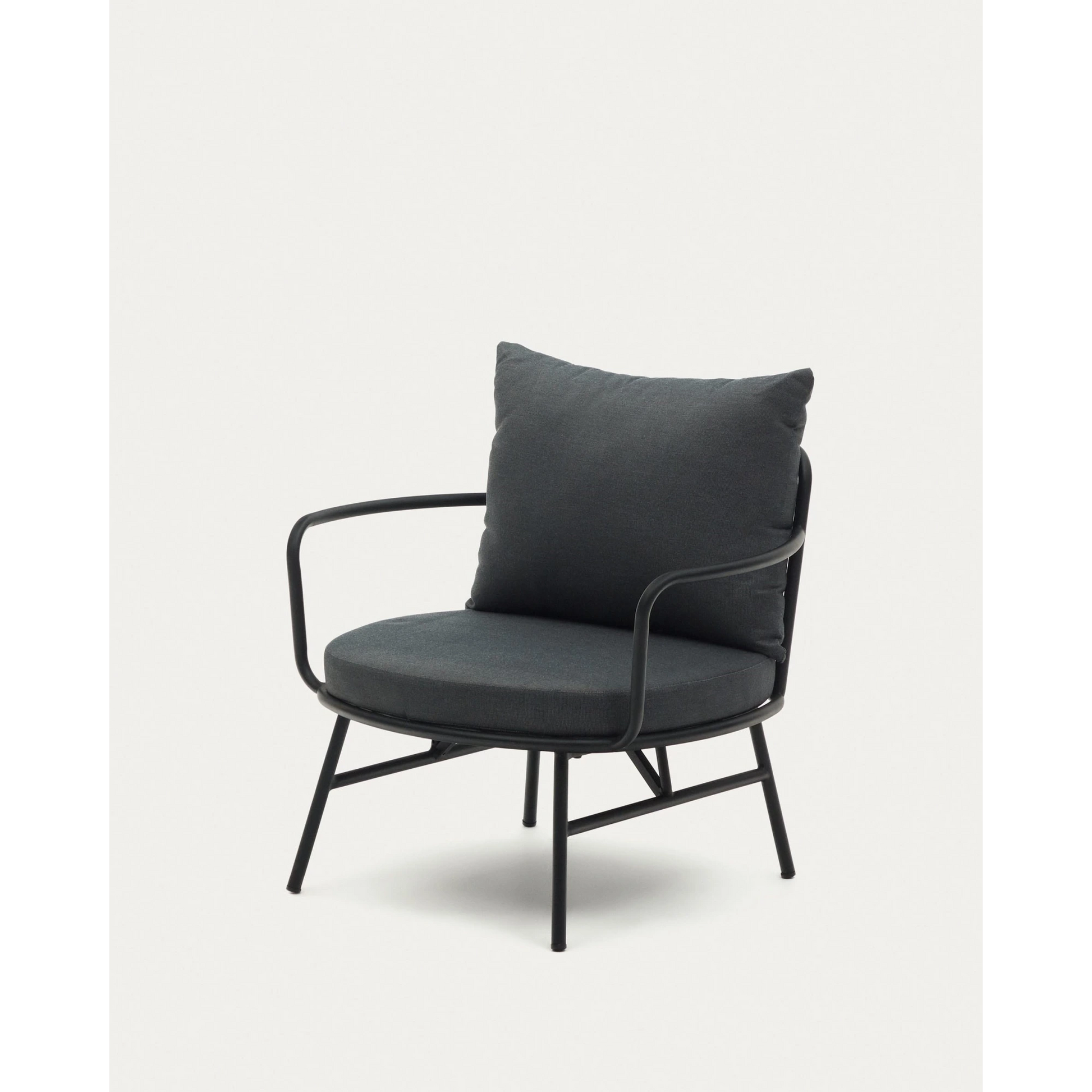 Kave Home Bramant Armchair, Black