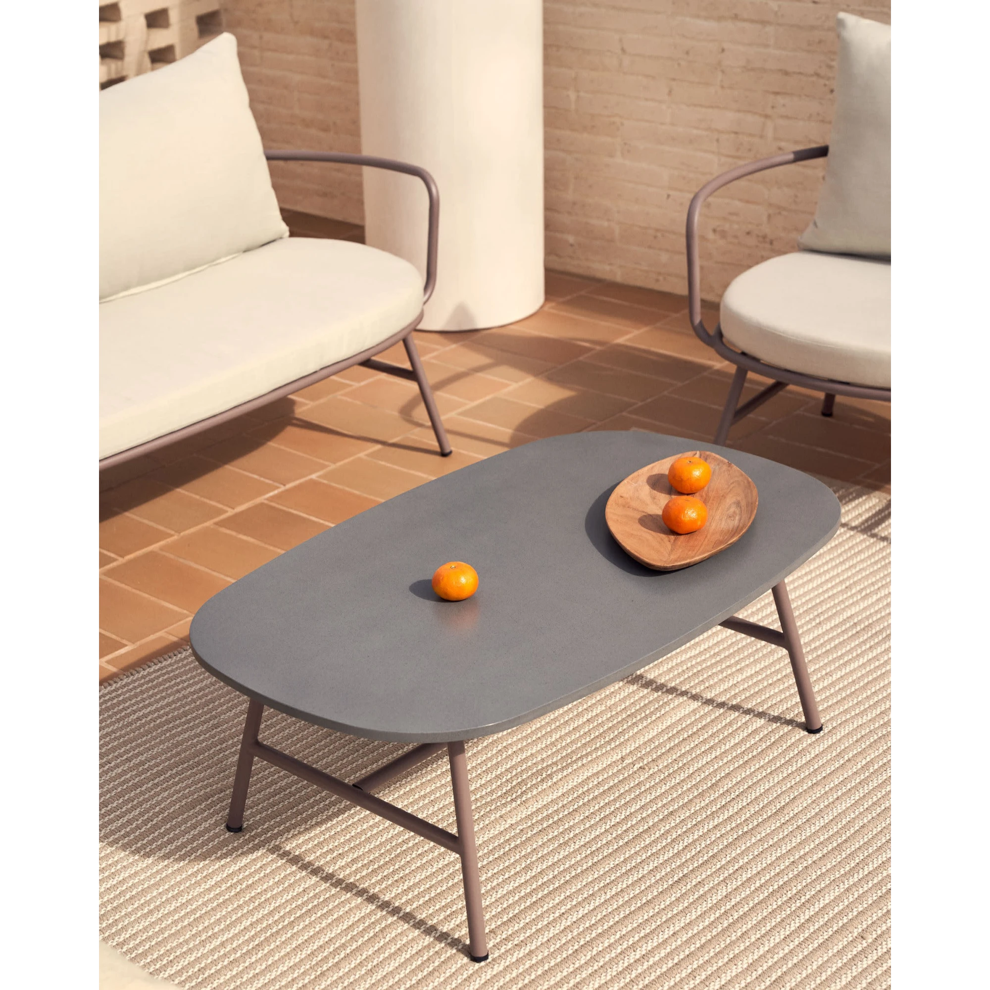 Kave Home Bramant Coffee Table, Mauve