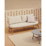 Kave Home Bramant 2-Seat Sofa,Mauve