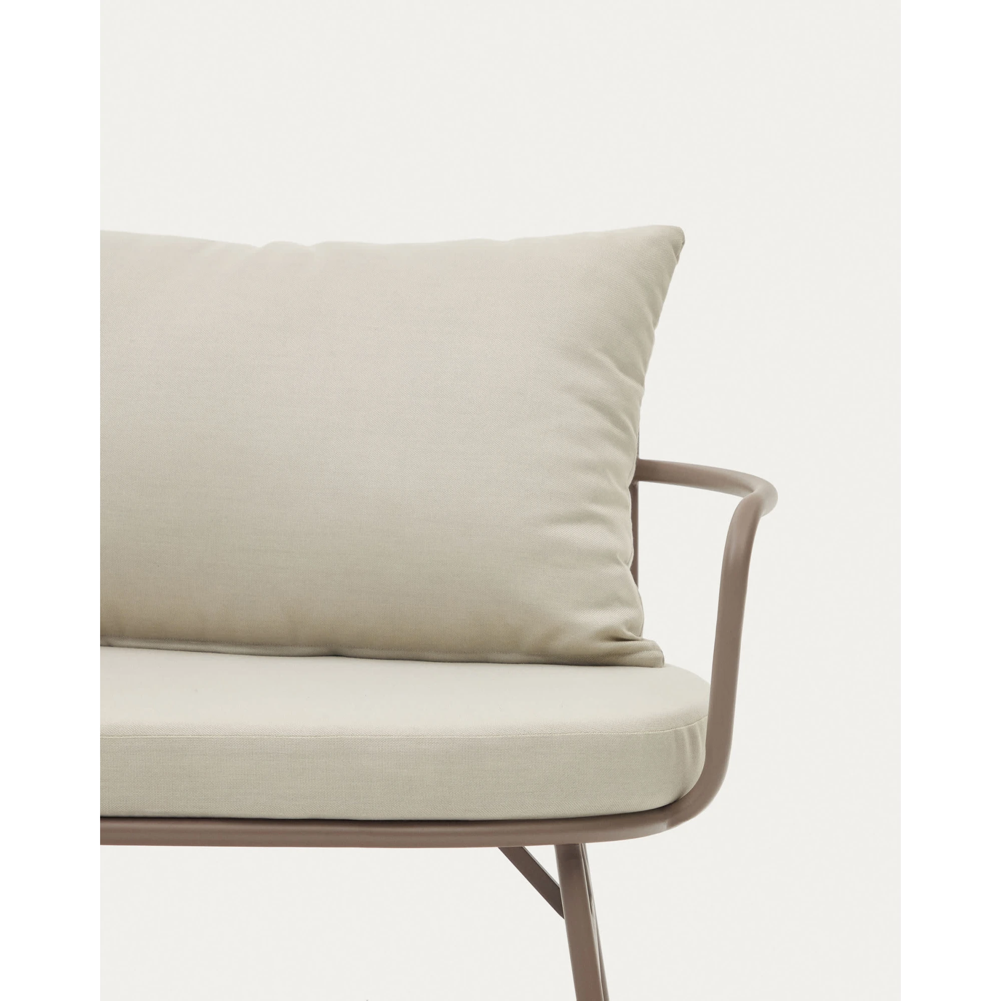 Kave Home Bramant 2-Seat Sofa,Mauve