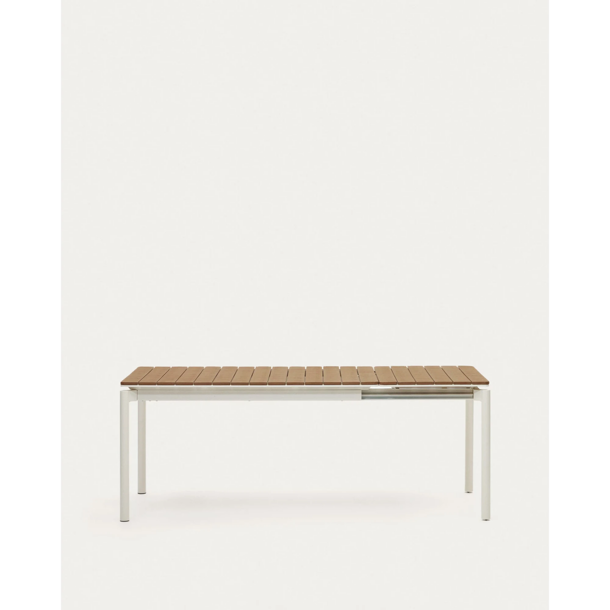 Kave Home Canyelles Dining Extendable Table, 140cm, White