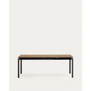 Kave Home Canyelles Dining Extendable Table, 140cm, Black