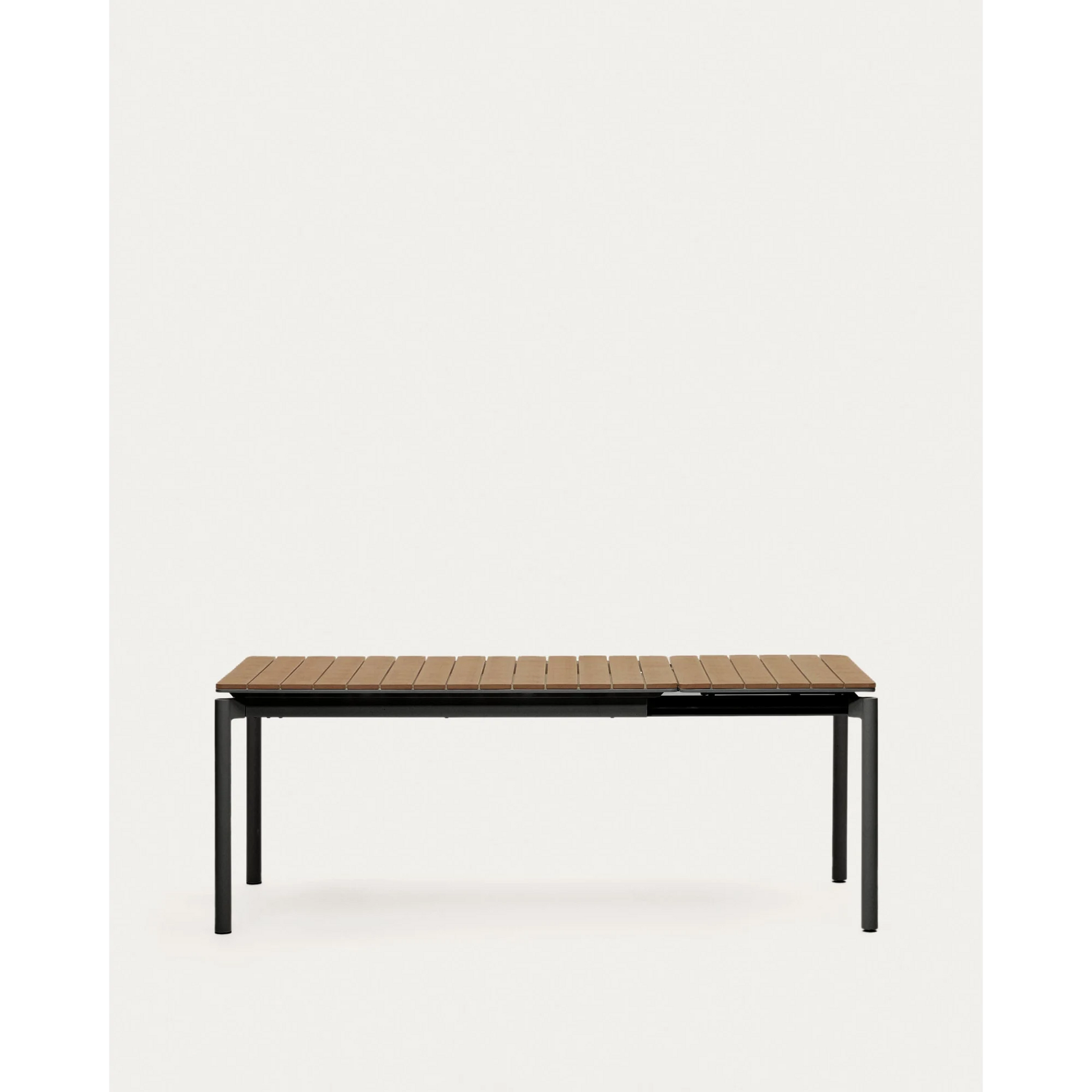 Kave Home Canyelles Dining Extendable Table, 140cm, Black