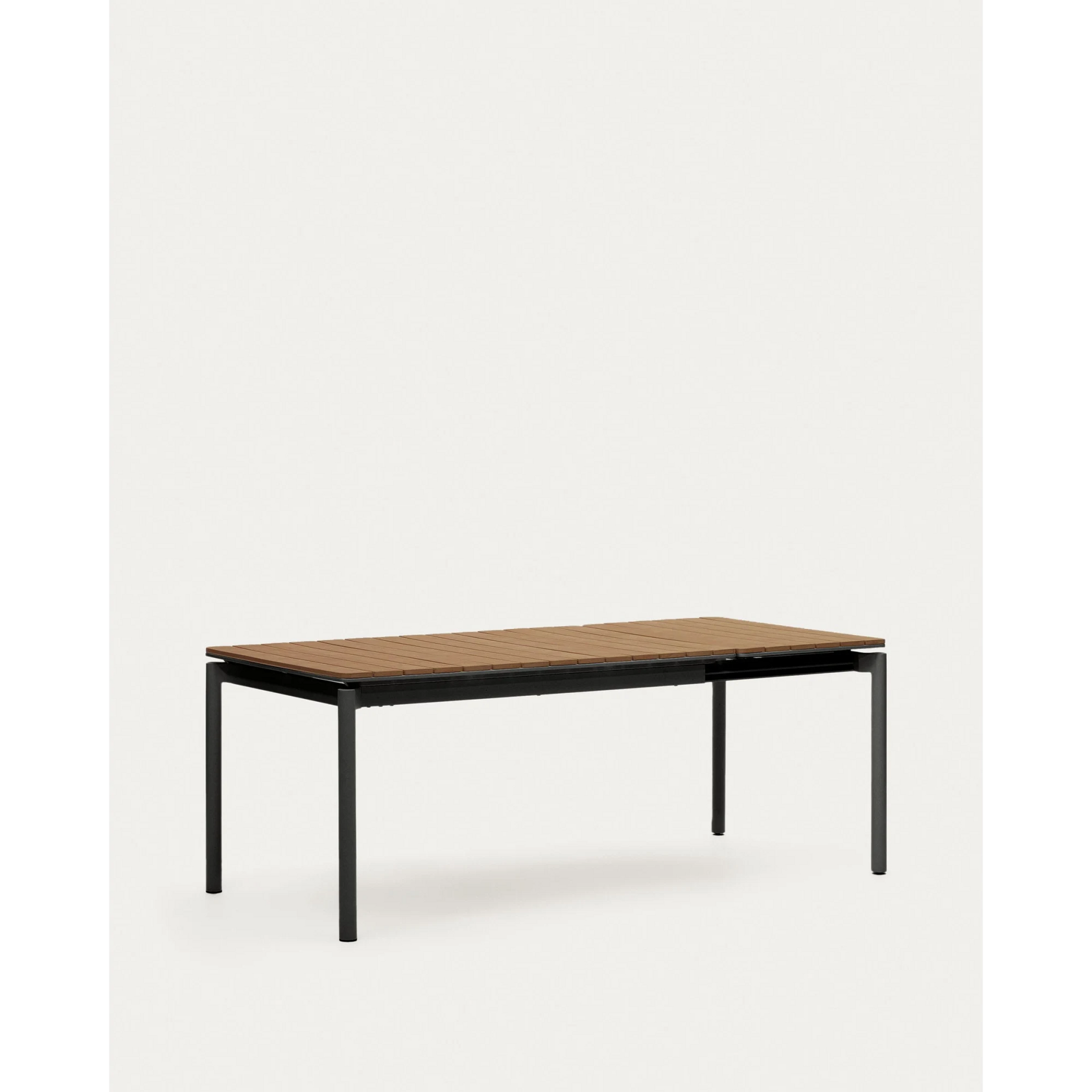 Kave Home Canyelles Dining Extendable Table, 140cm, Black