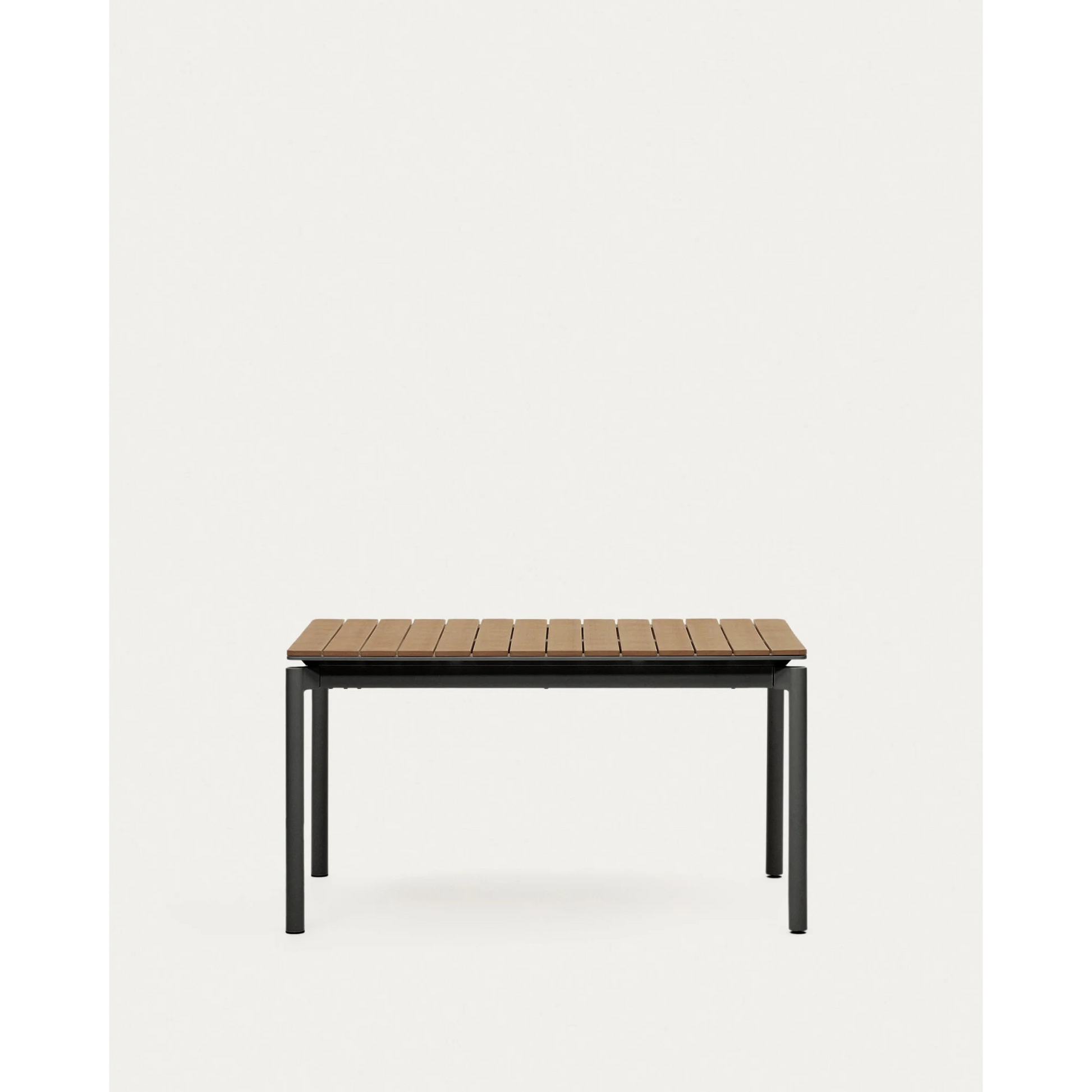 Kave Home Canyelles Dining Extendable Table, 140cm, Black