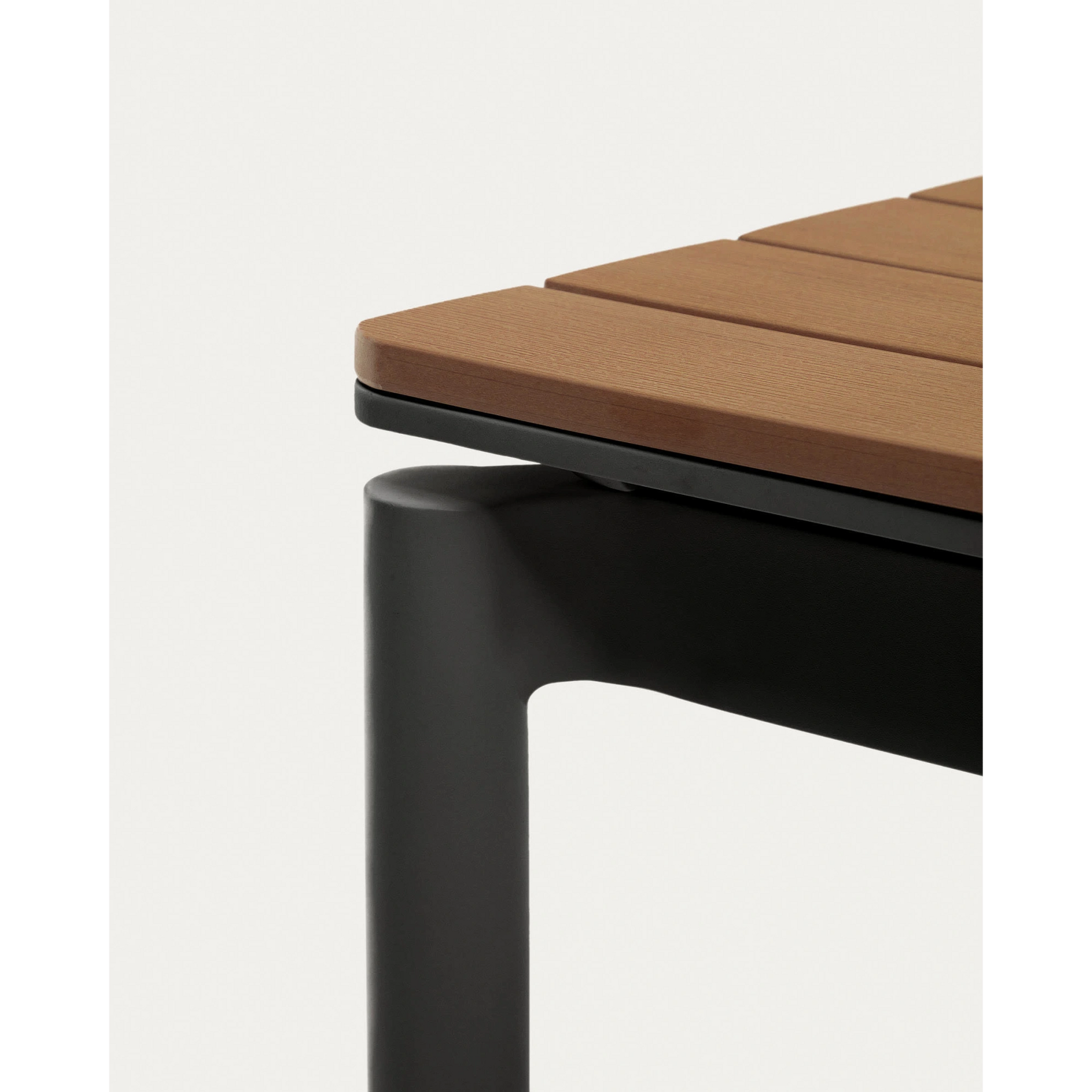 Kave Home Canyelles Dining Extendable Table, 140cm, Black