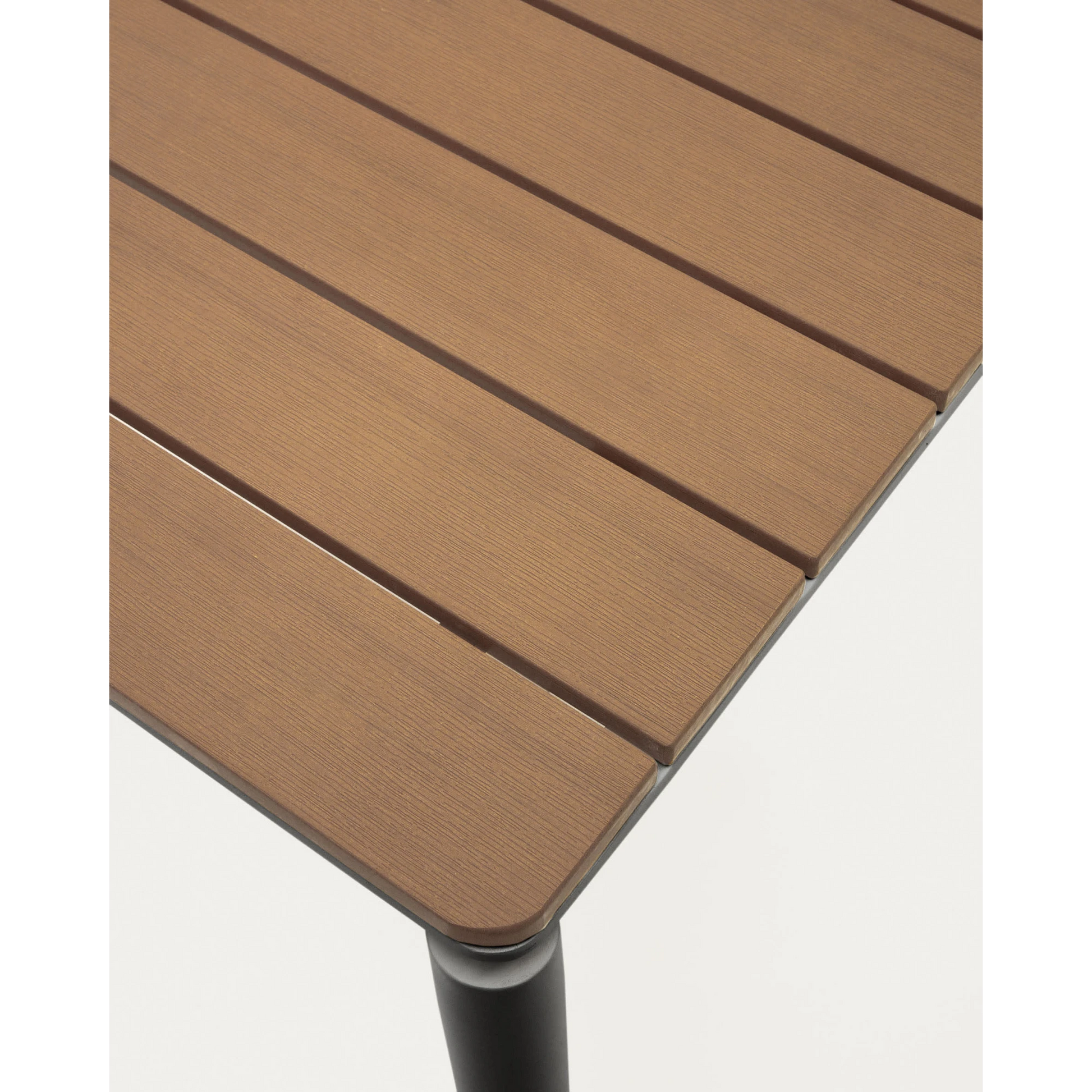 Kave Home Canyelles Dining Extendable Table, 140cm, Black