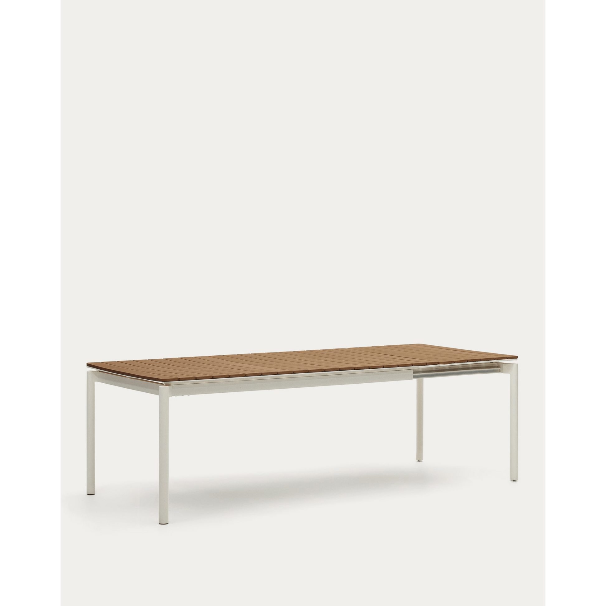 Kave Home Canyelles Dining Extendable Table, 180cm, White
