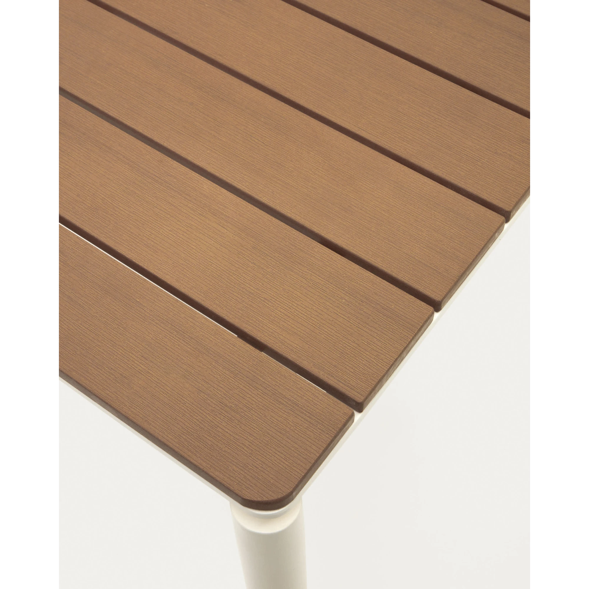 Kave Home Canyelles Dining Extendable Table, 180cm, White