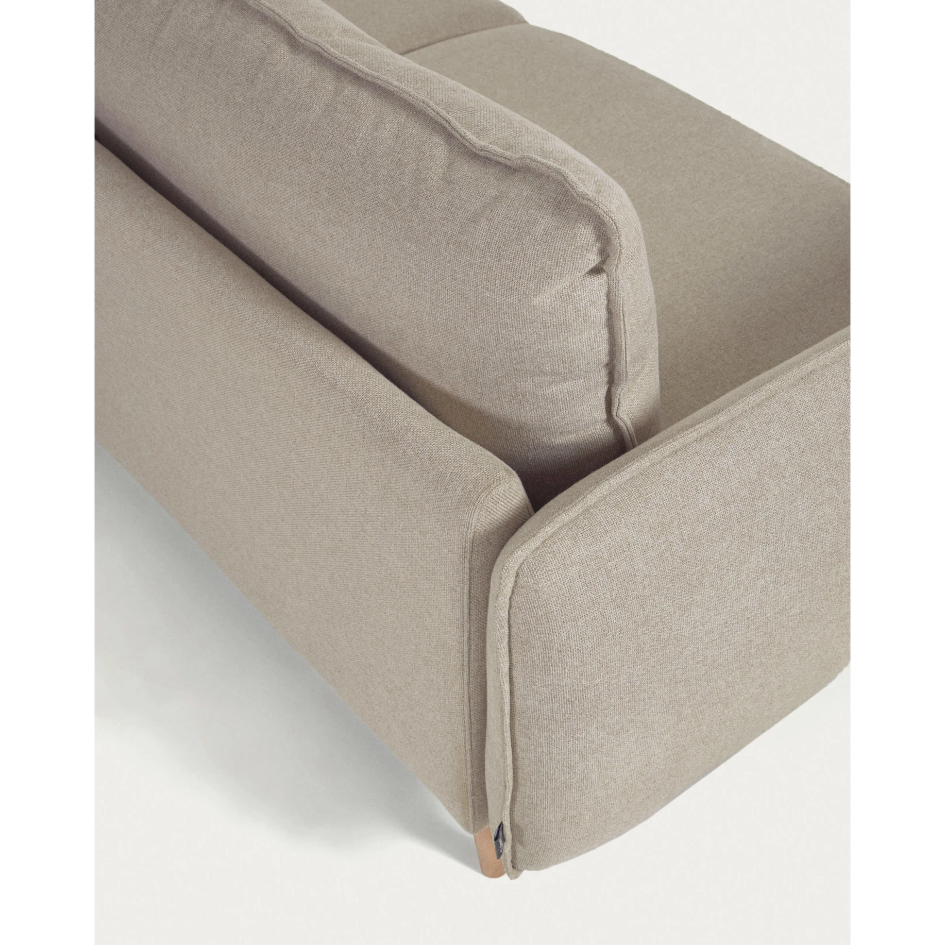Kave Home Carlota 3-Seat Sofa, Beige