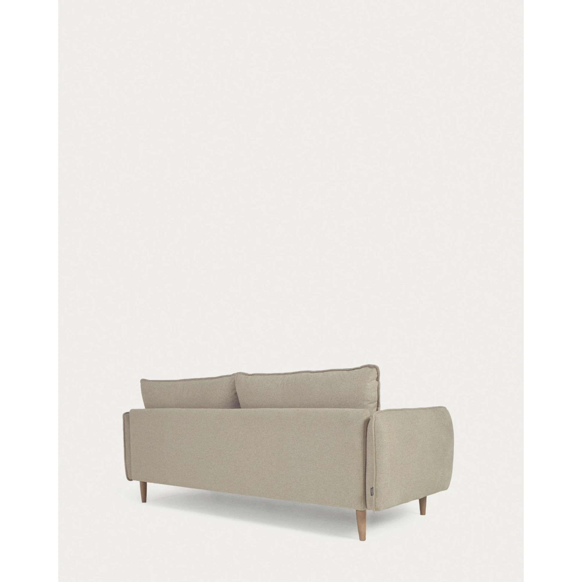 Kave Home Carlota 3-Seat Sofa, Beige