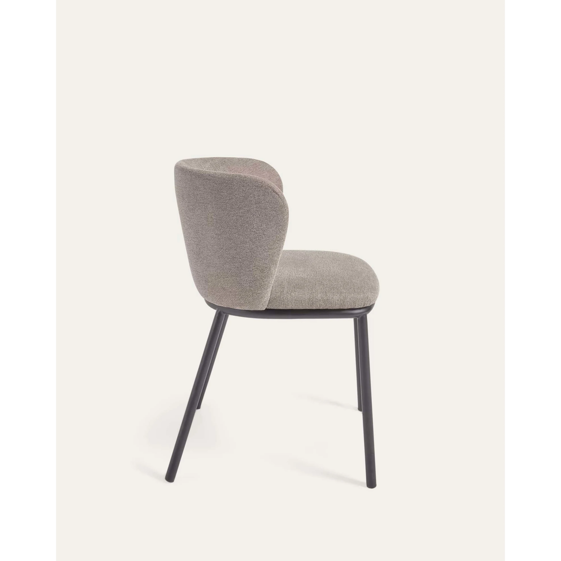 Kave Home Ciselia Chenille Dining Chair, Brown