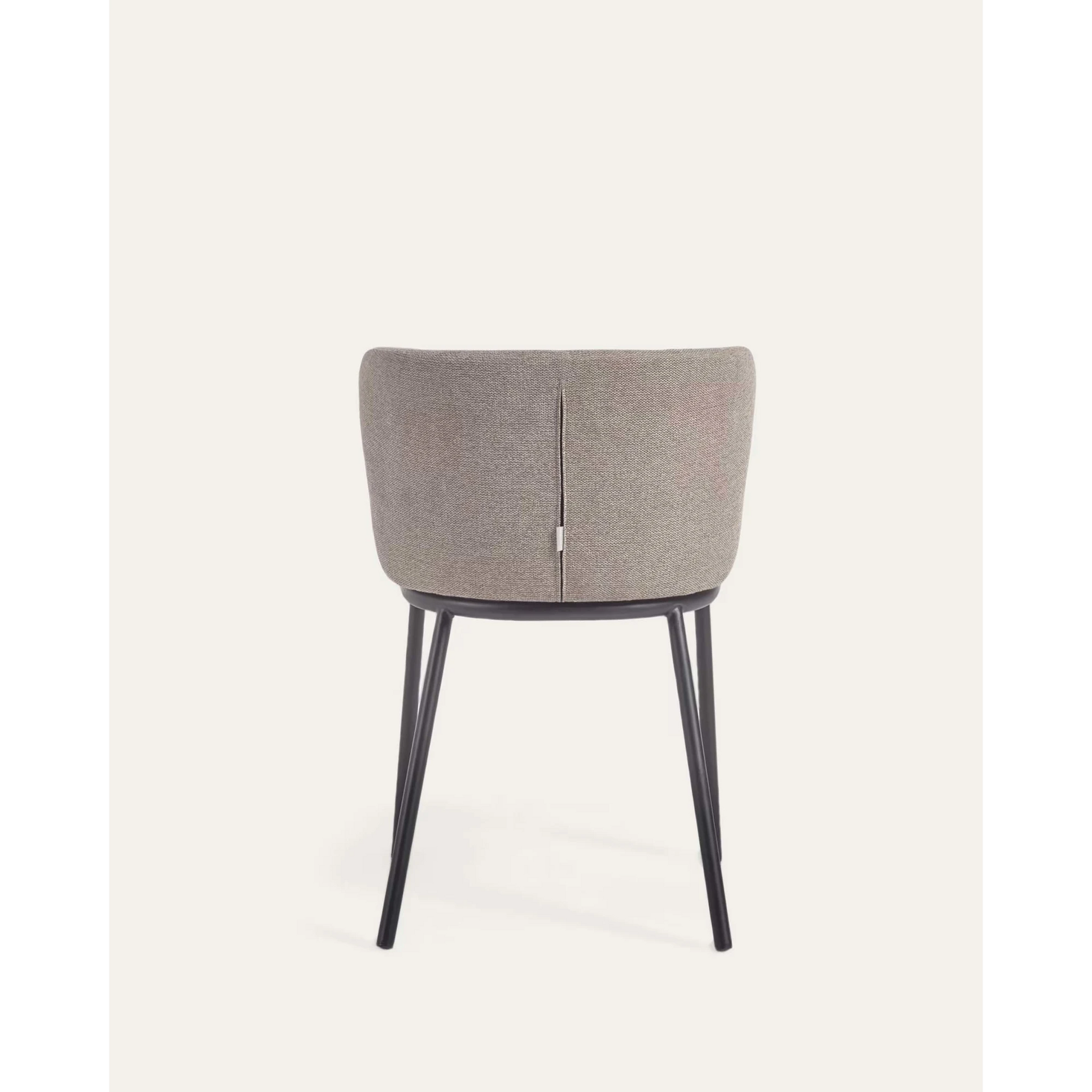 Kave Home Ciselia Chenille Dining Chair, Brown