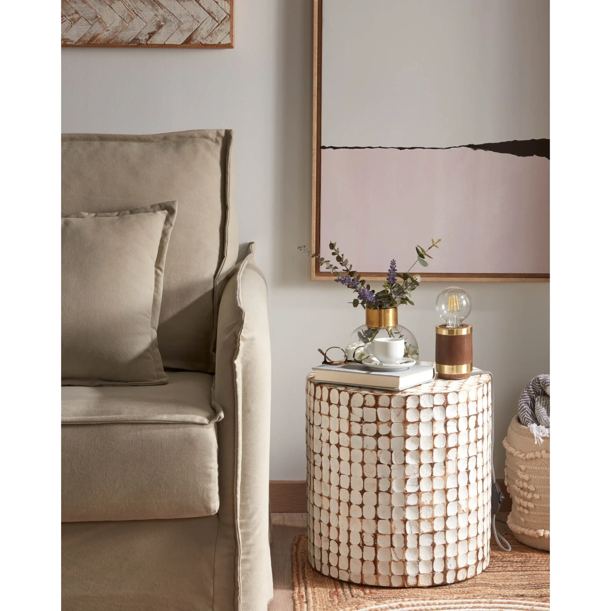 Kave Home Coconut Side Table