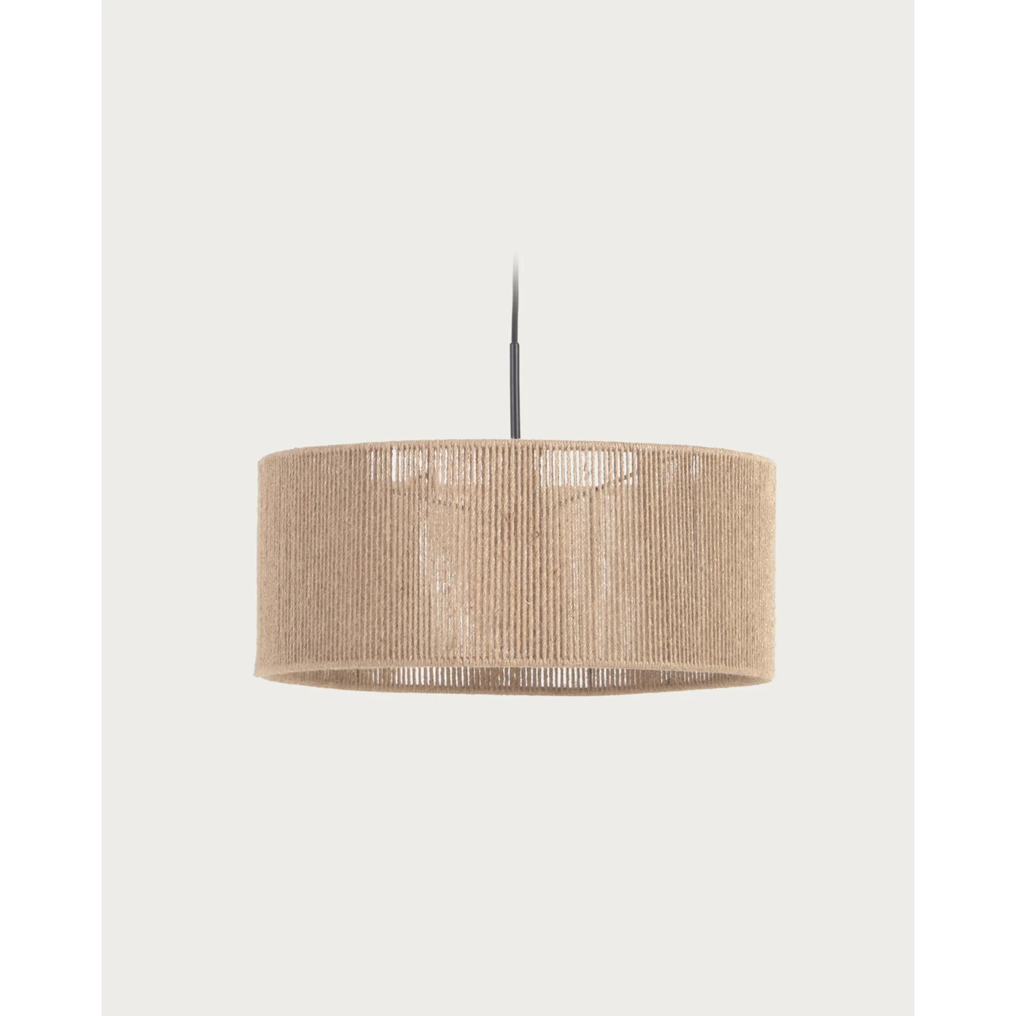 Kave Home Crista Jute Pendant Light Shade, 47x47x20cm