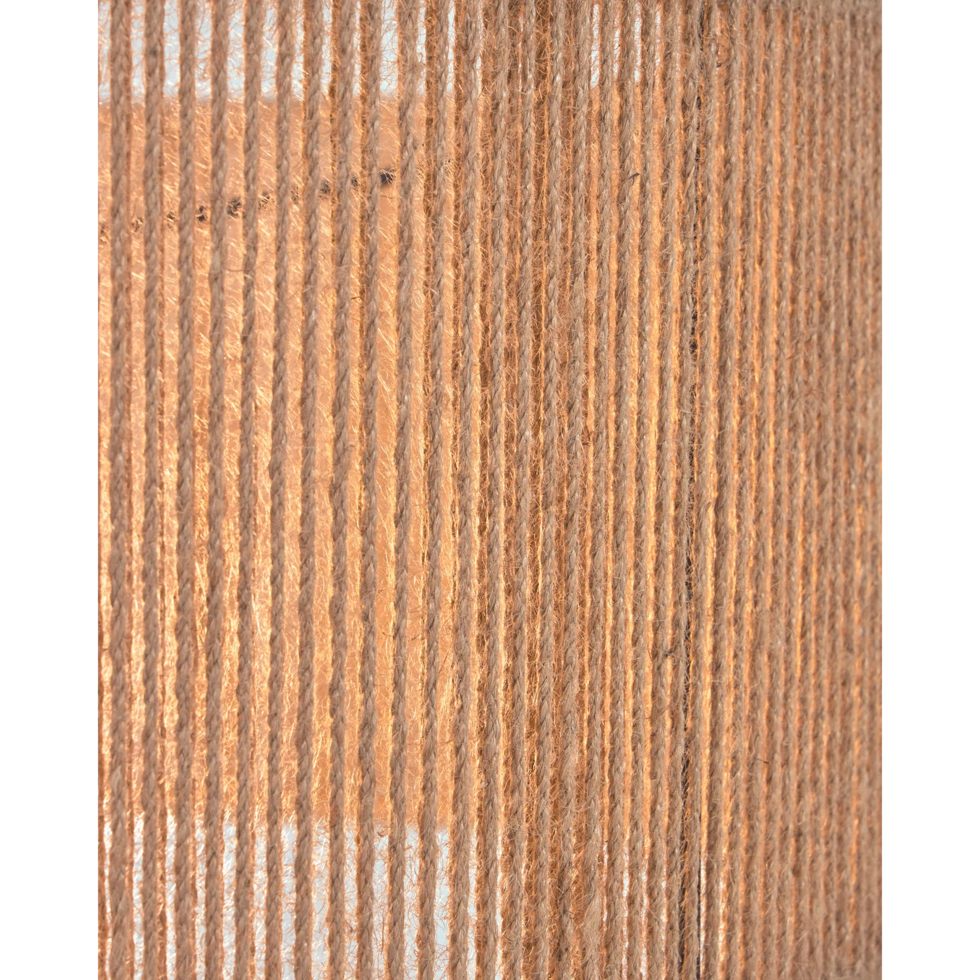 Kave Home Crista Jute Pendant Light Shade, 47x47x20cm