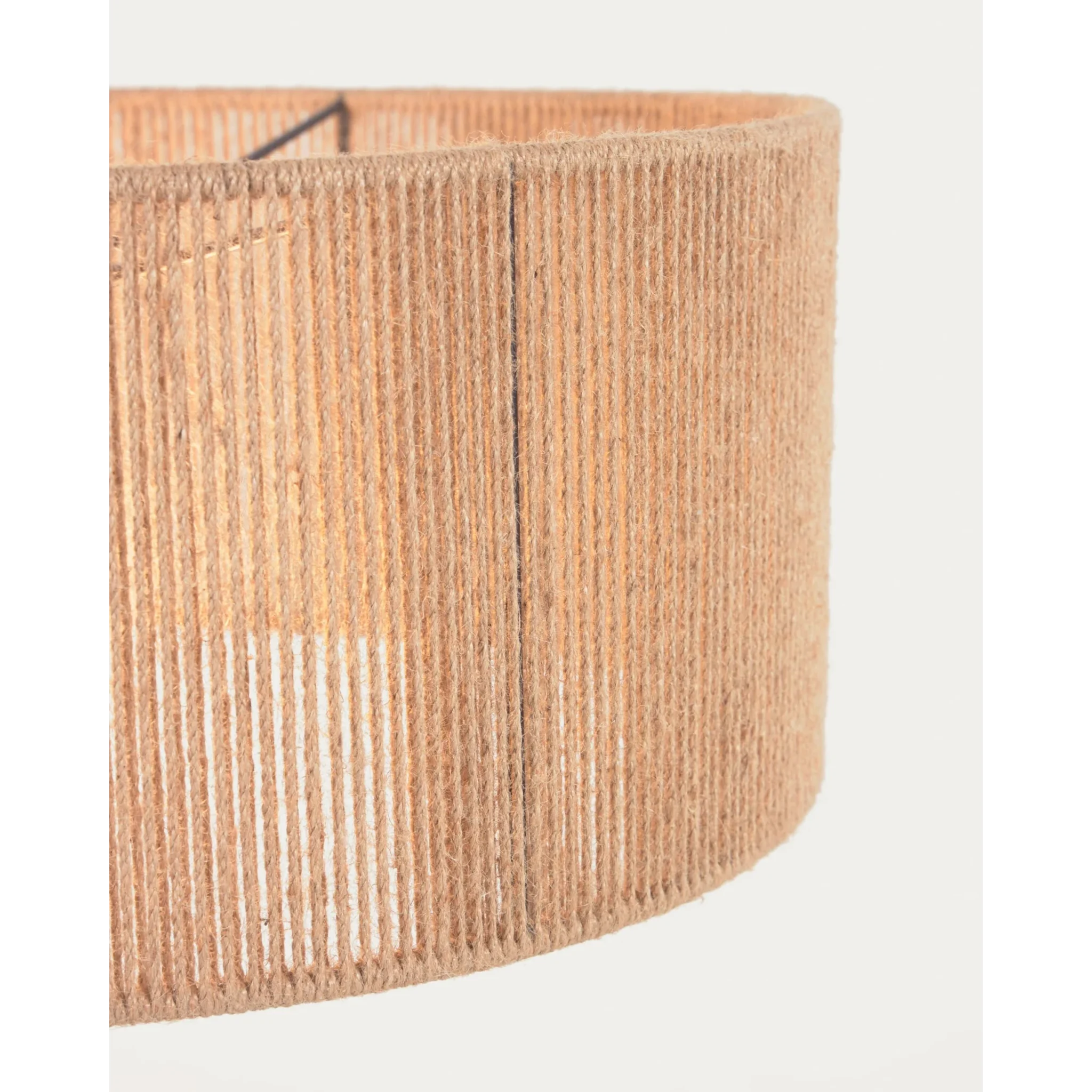 Kave Home Crista Jute Pendant Light Shade, 47x47x20cm