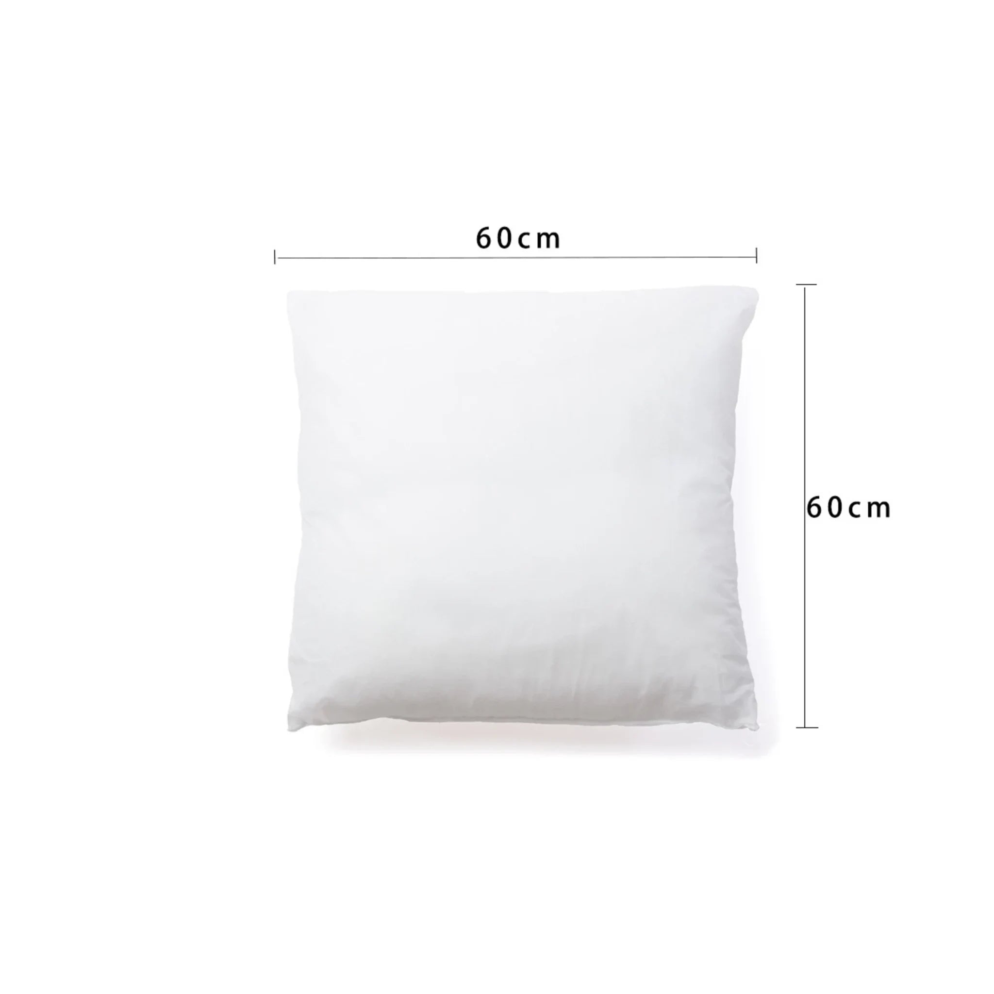 Kave Home Zz Filler Cushion, 60X60cm, White