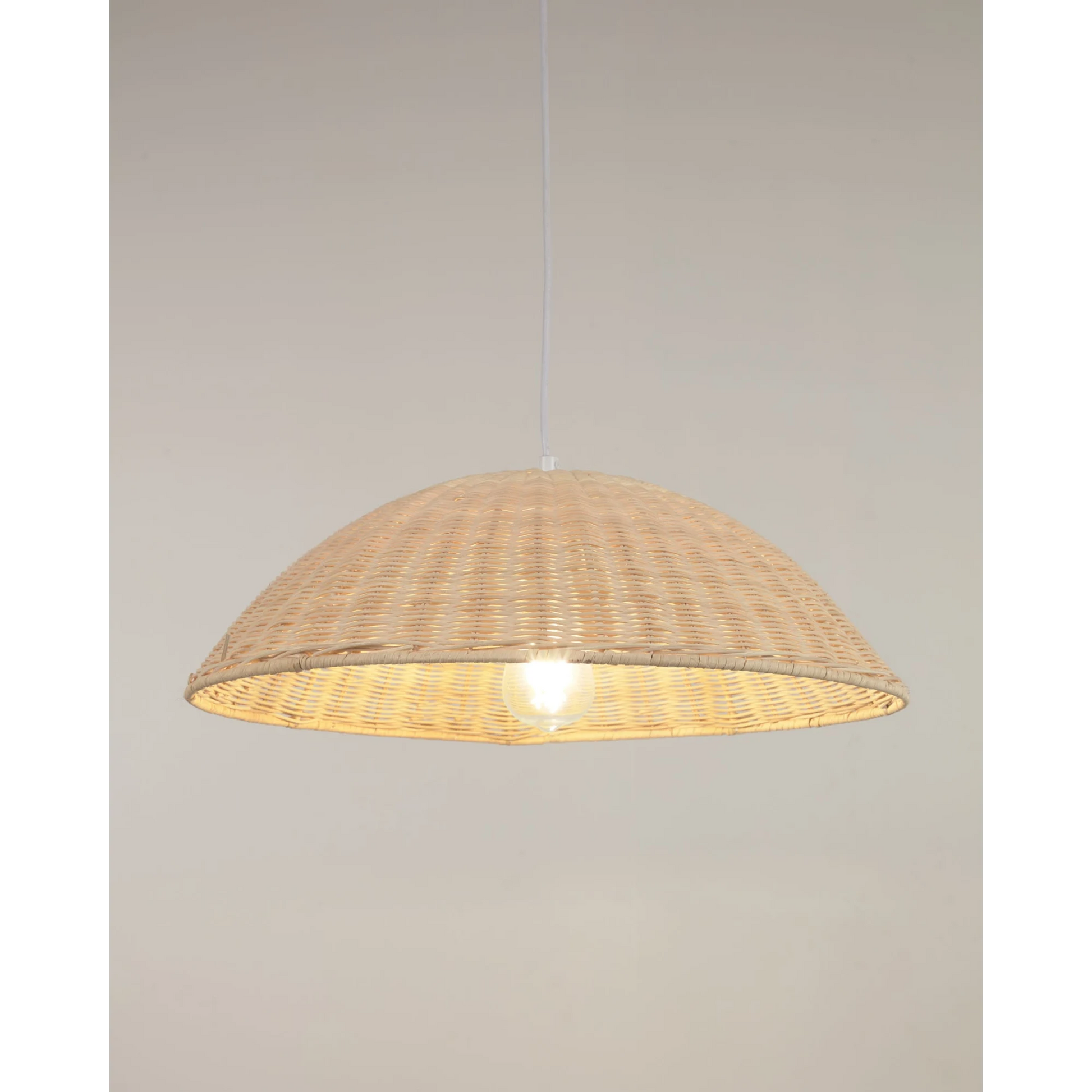 Kave Home Deyarina Rattan Pendant Light