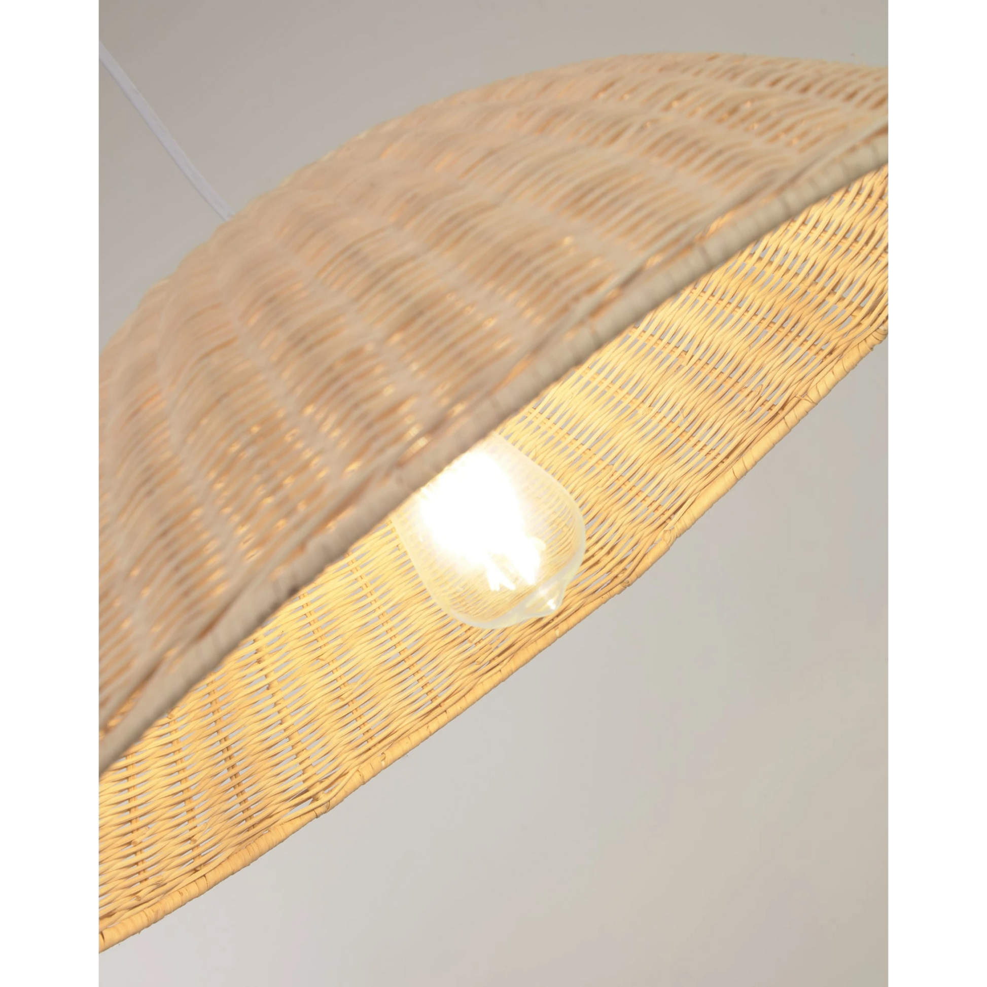 Kave Home Deyarina Rattan Pendant Light
