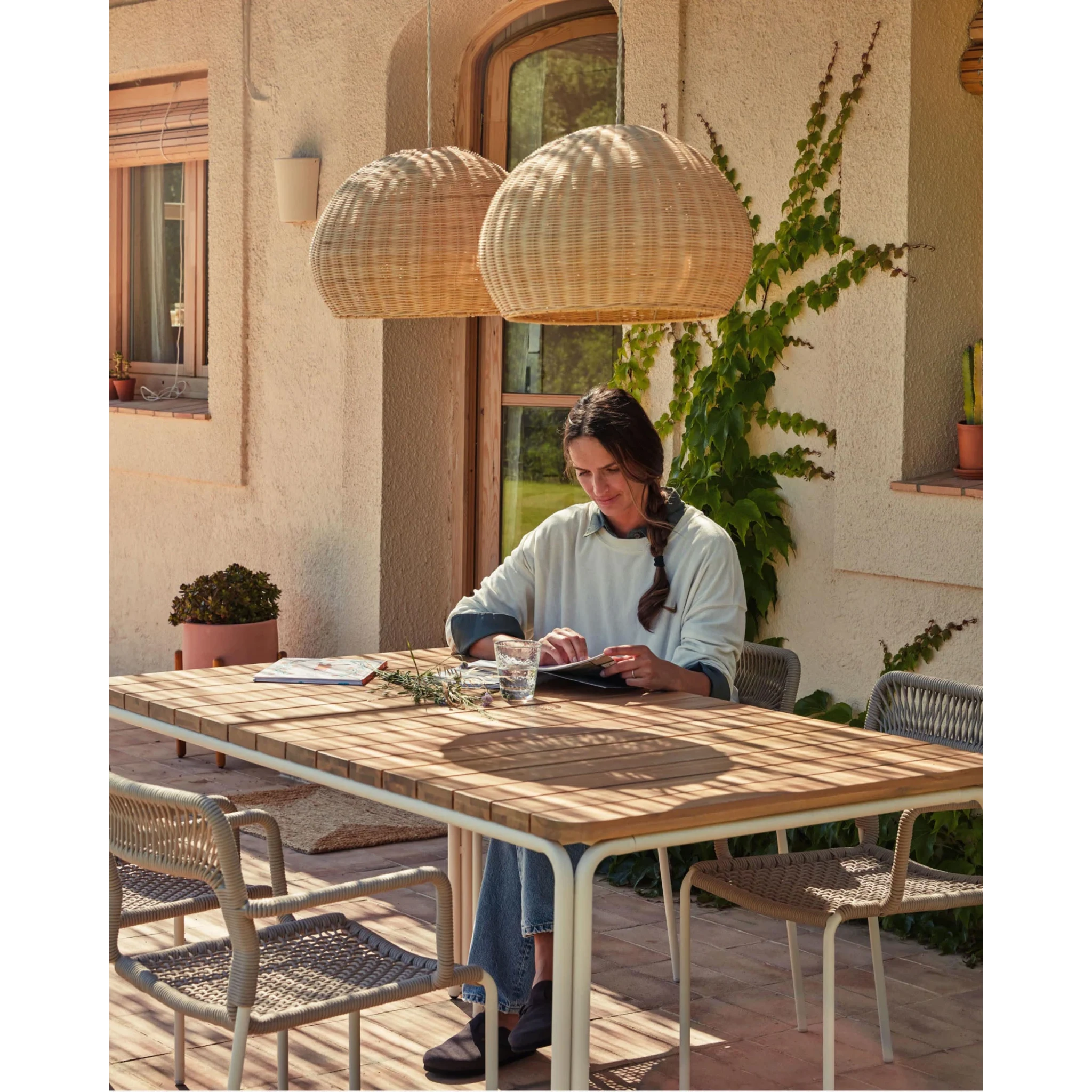 Kave Home Deyarina Rattan Pendant Light Shade