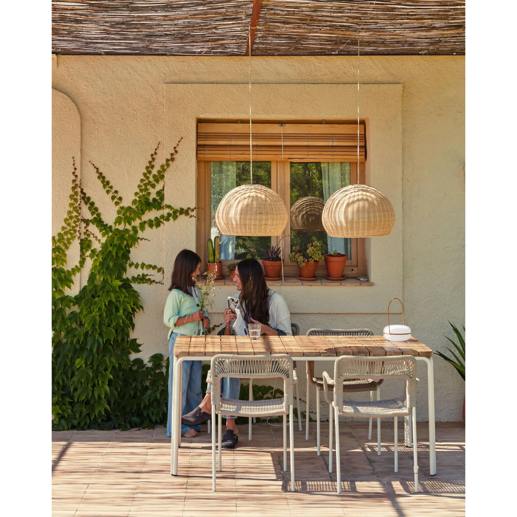 Kave Home Deyarina Rattan Pendant Light Shade