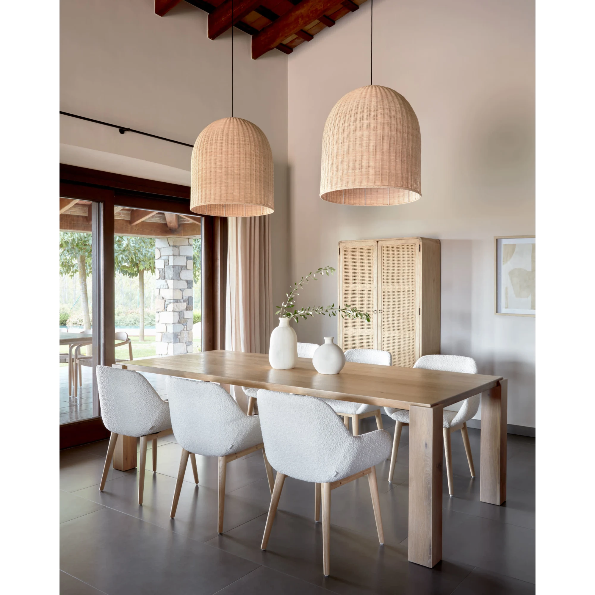 Kave Home Druciana Rattan Pendant Light Shade