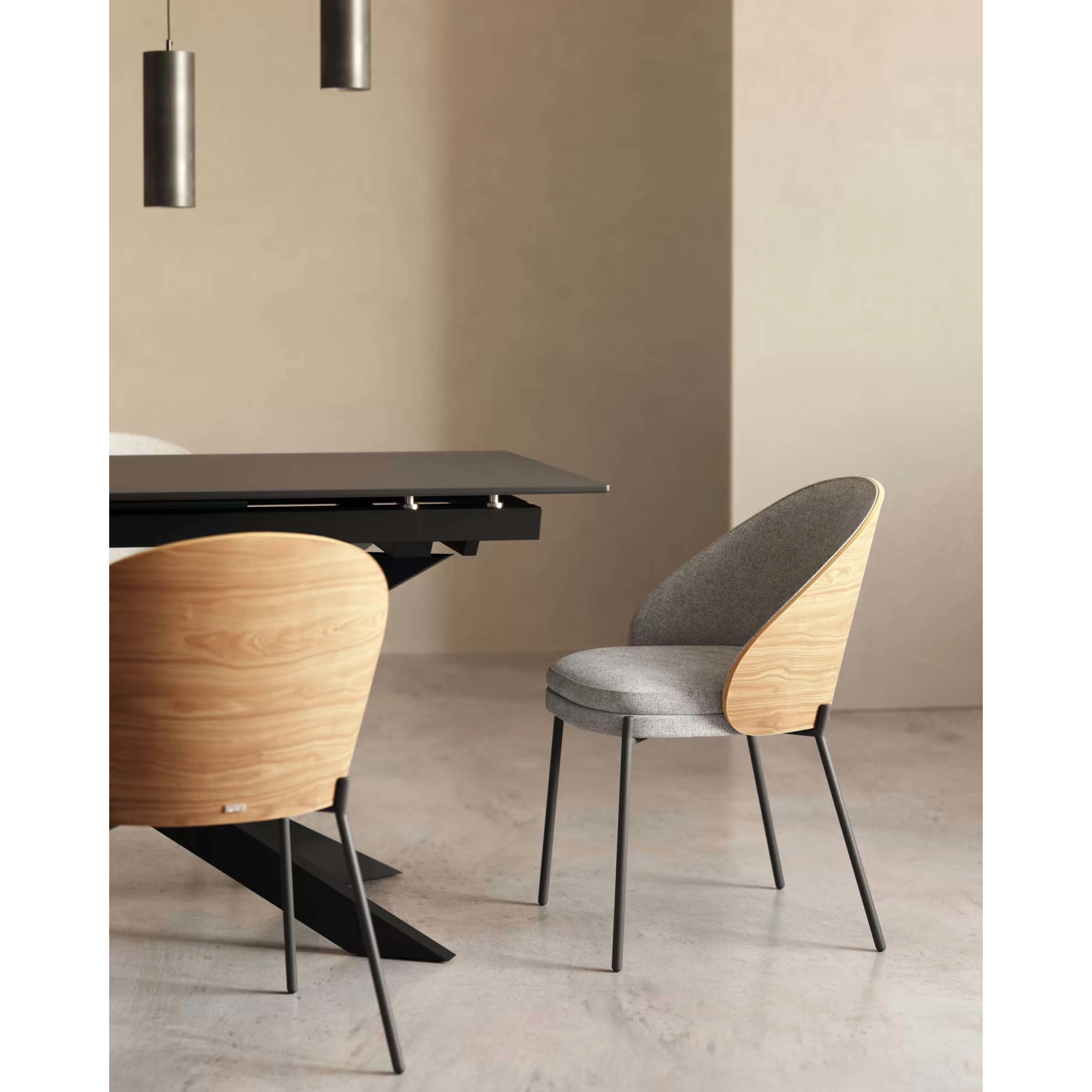 Kave Home Eamy Dining Chair, Grey