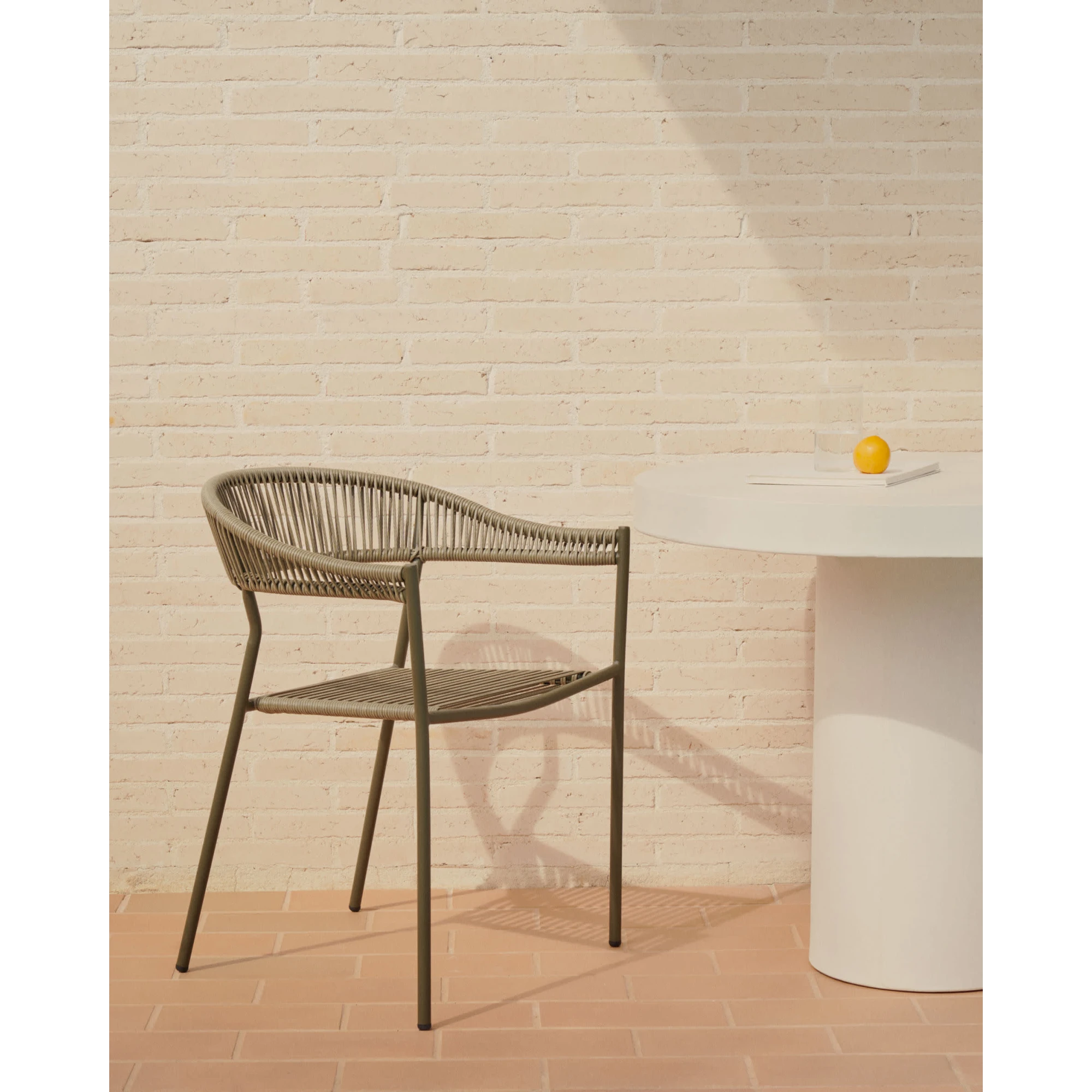Kave Home Futadera Dining Chair, Green, Set of 4