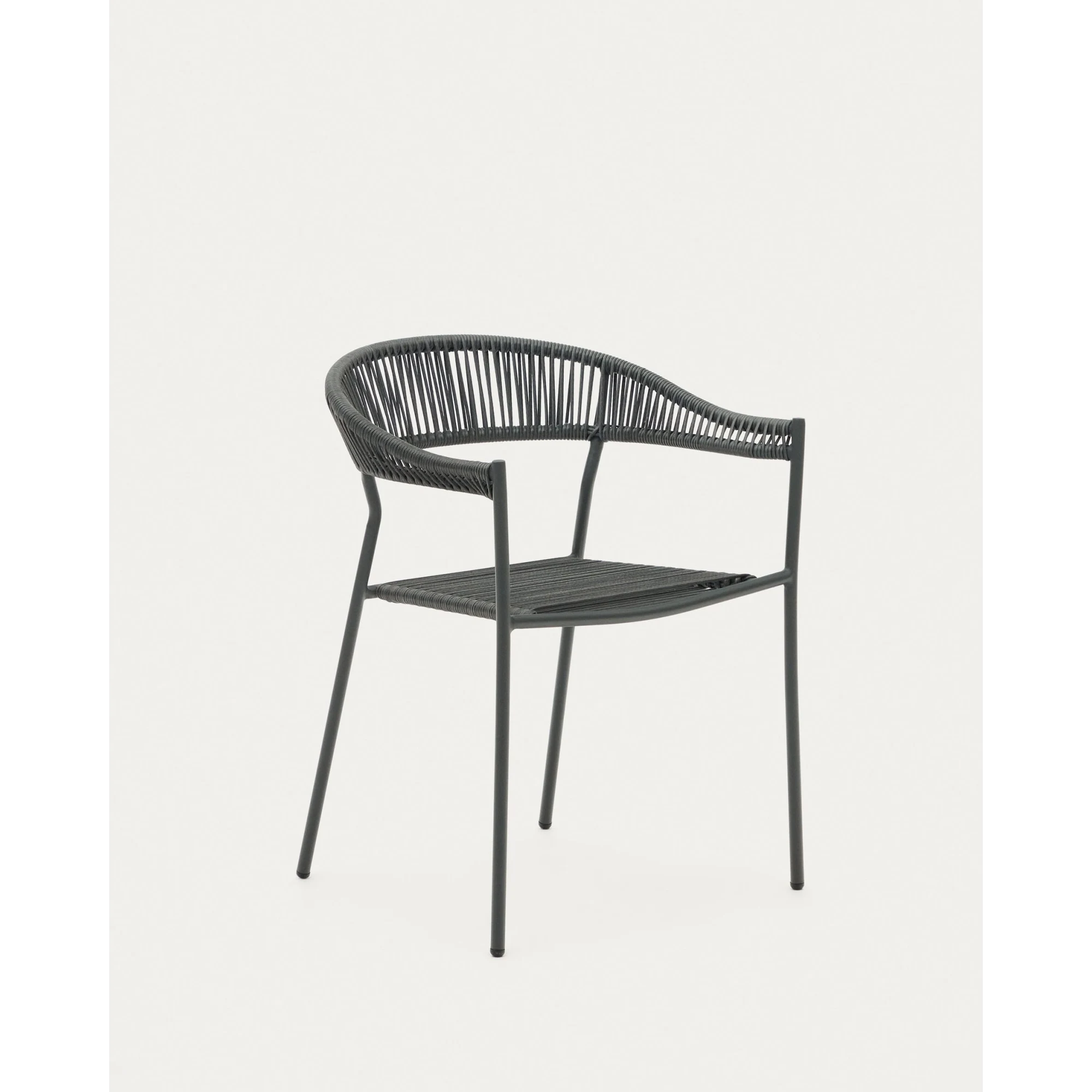 Kave Home Futadera Dining Chair, Grey, Set of 4