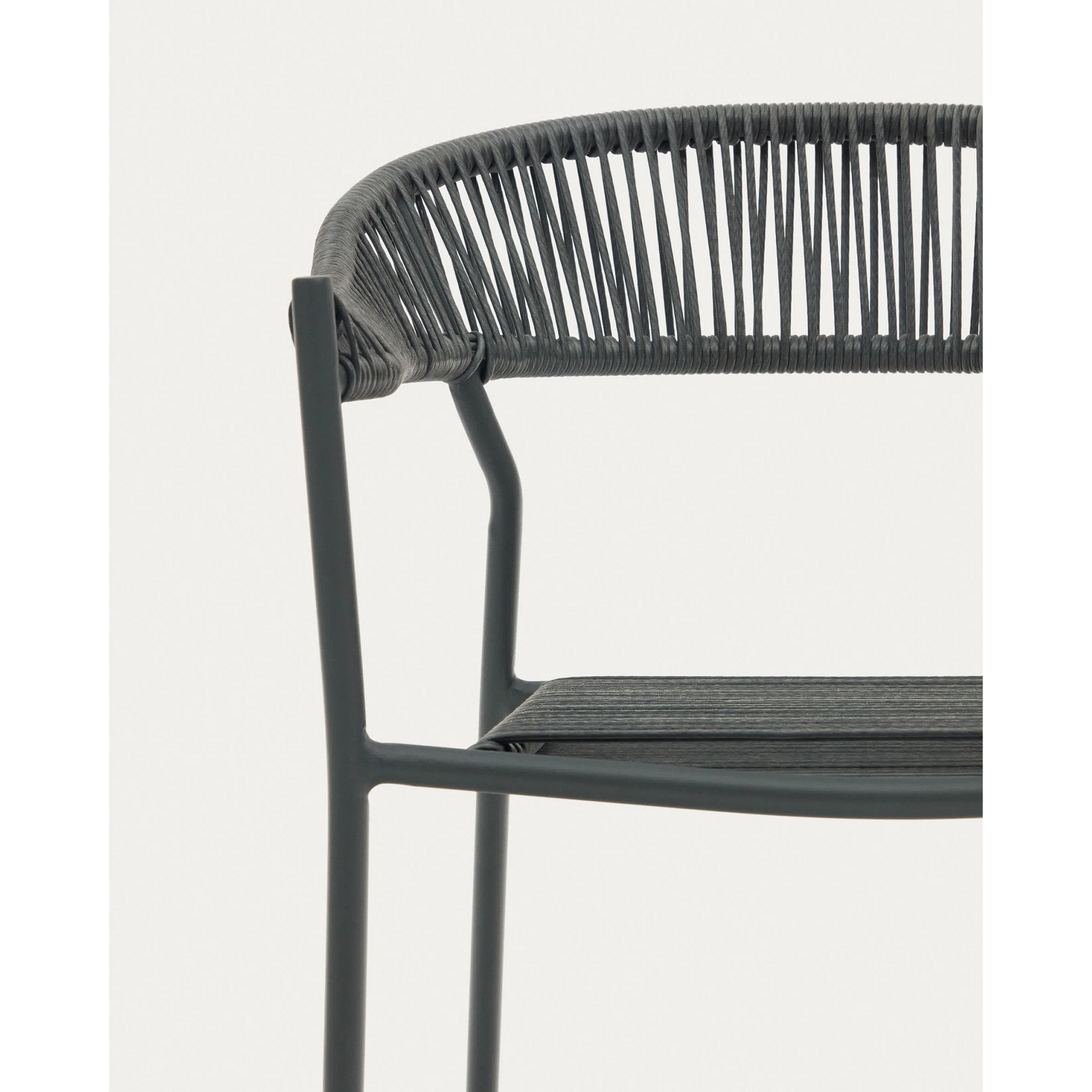 Kave Home Futadera Dining Chair, Grey, Set of 4