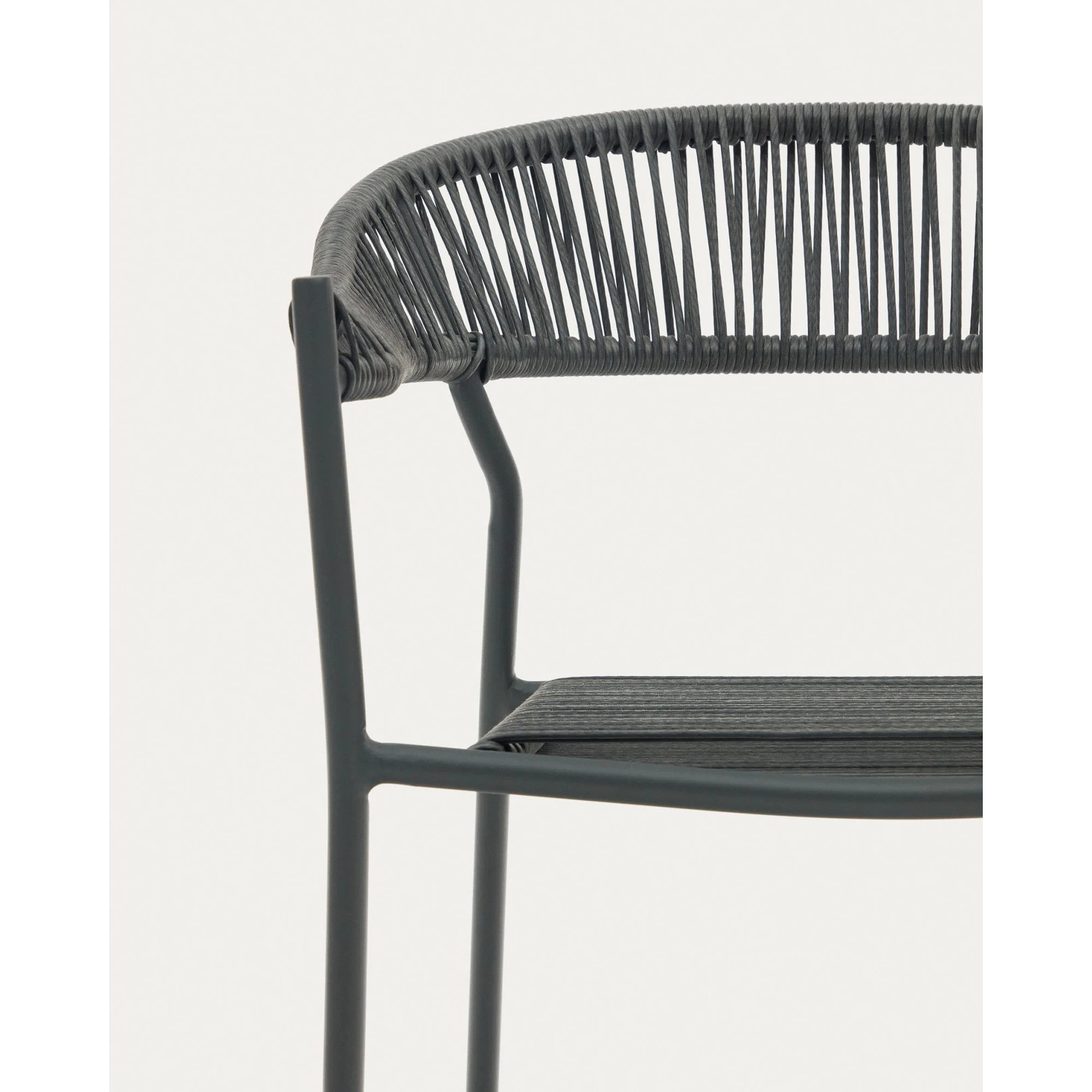 Kave Home Futadera Dining Chair, Grey, Set of 4